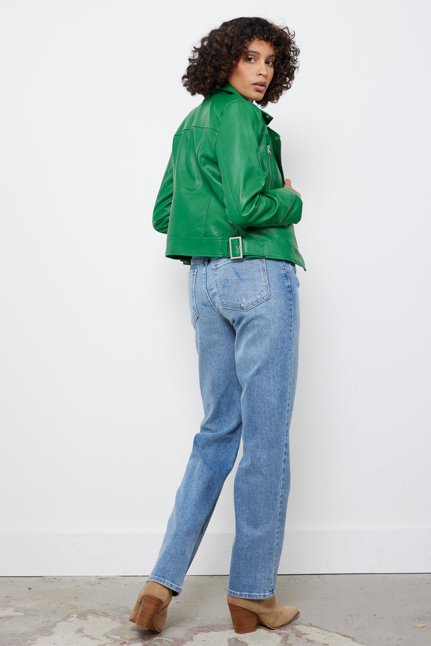 Tell Me About It Kelly Green Jacket