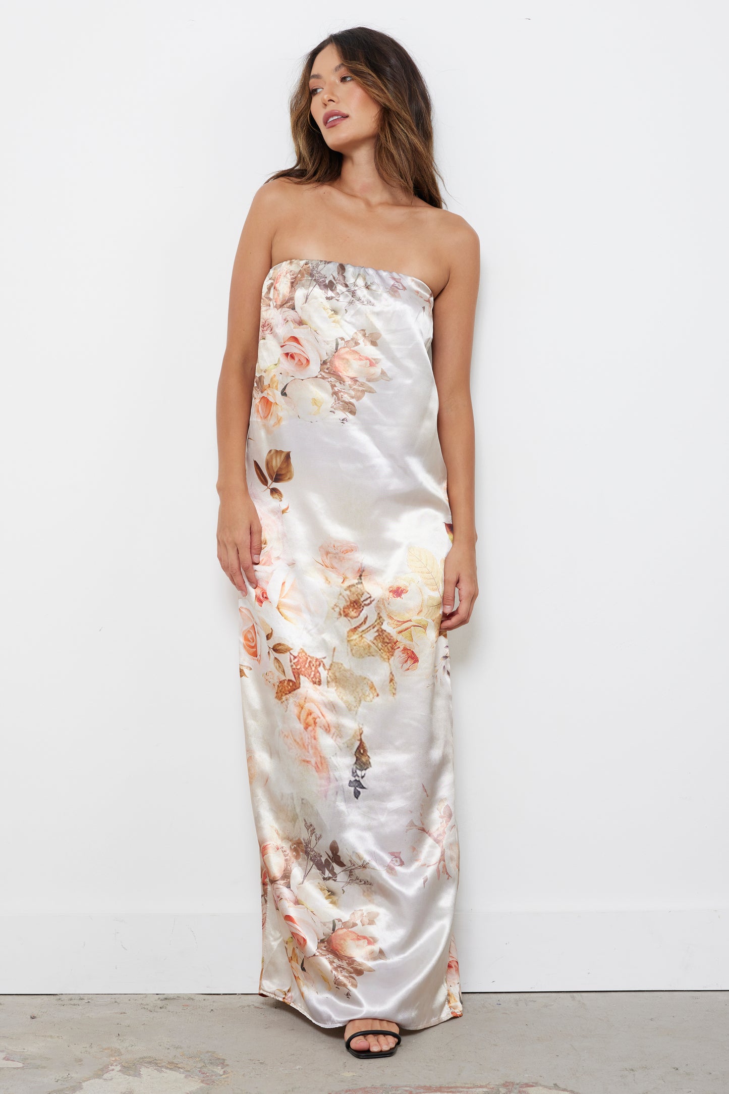 Surreal Moment Taupe Dress