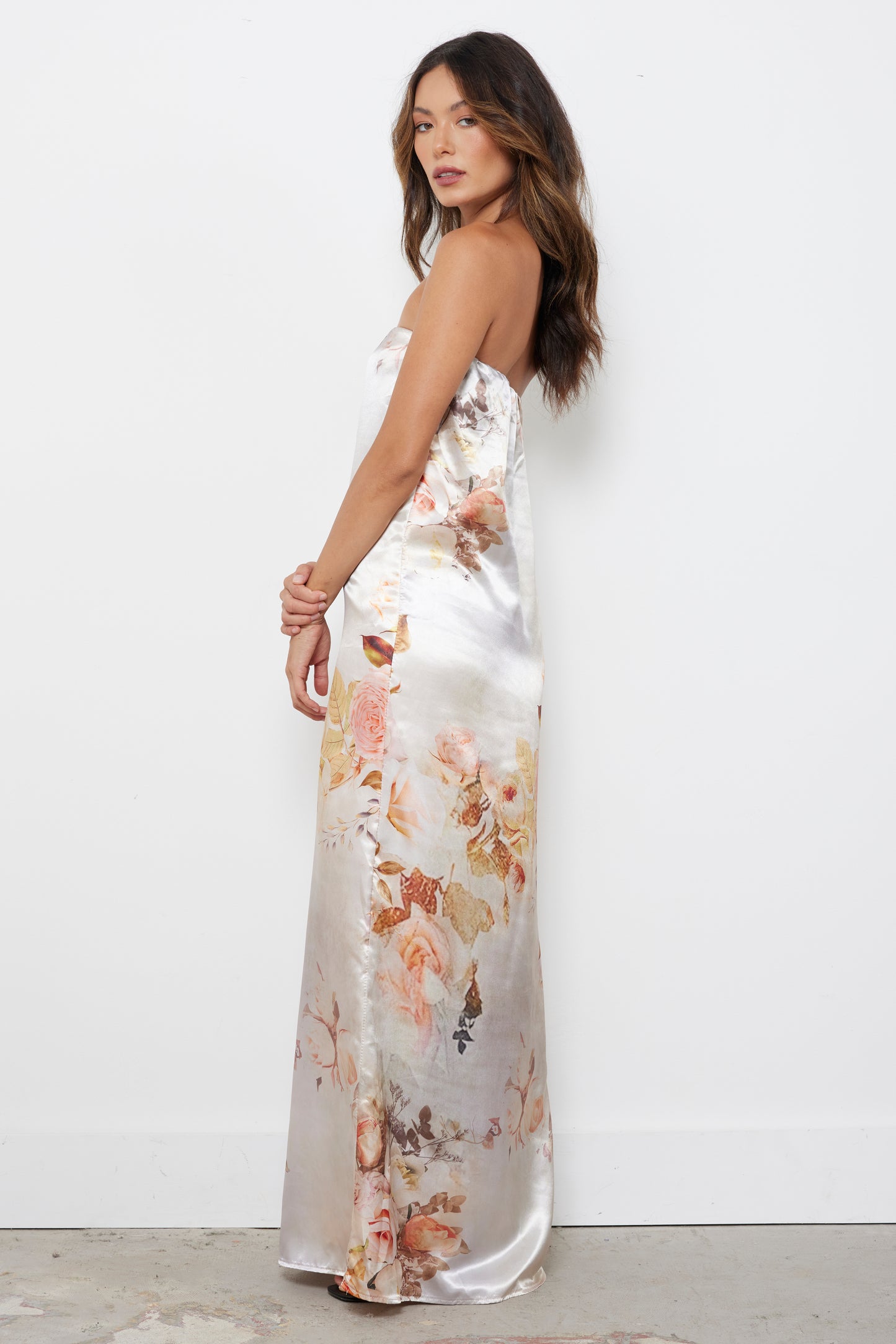 Surreal Moment Taupe Dress