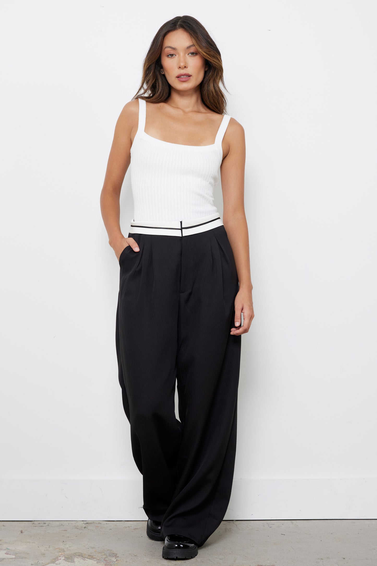 Per My Last Email Black Trouser Pant