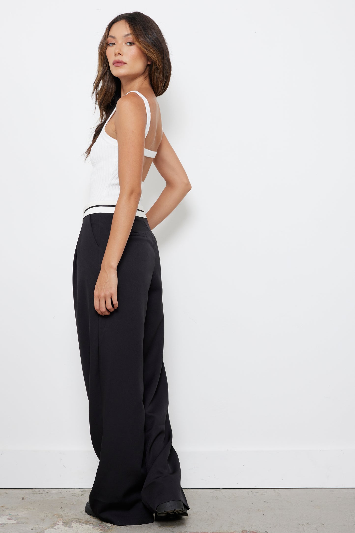 Per My Last Email Black Trouser Pant