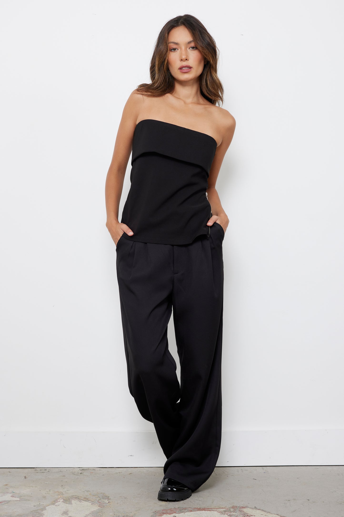 Zip To My Lou Black Top