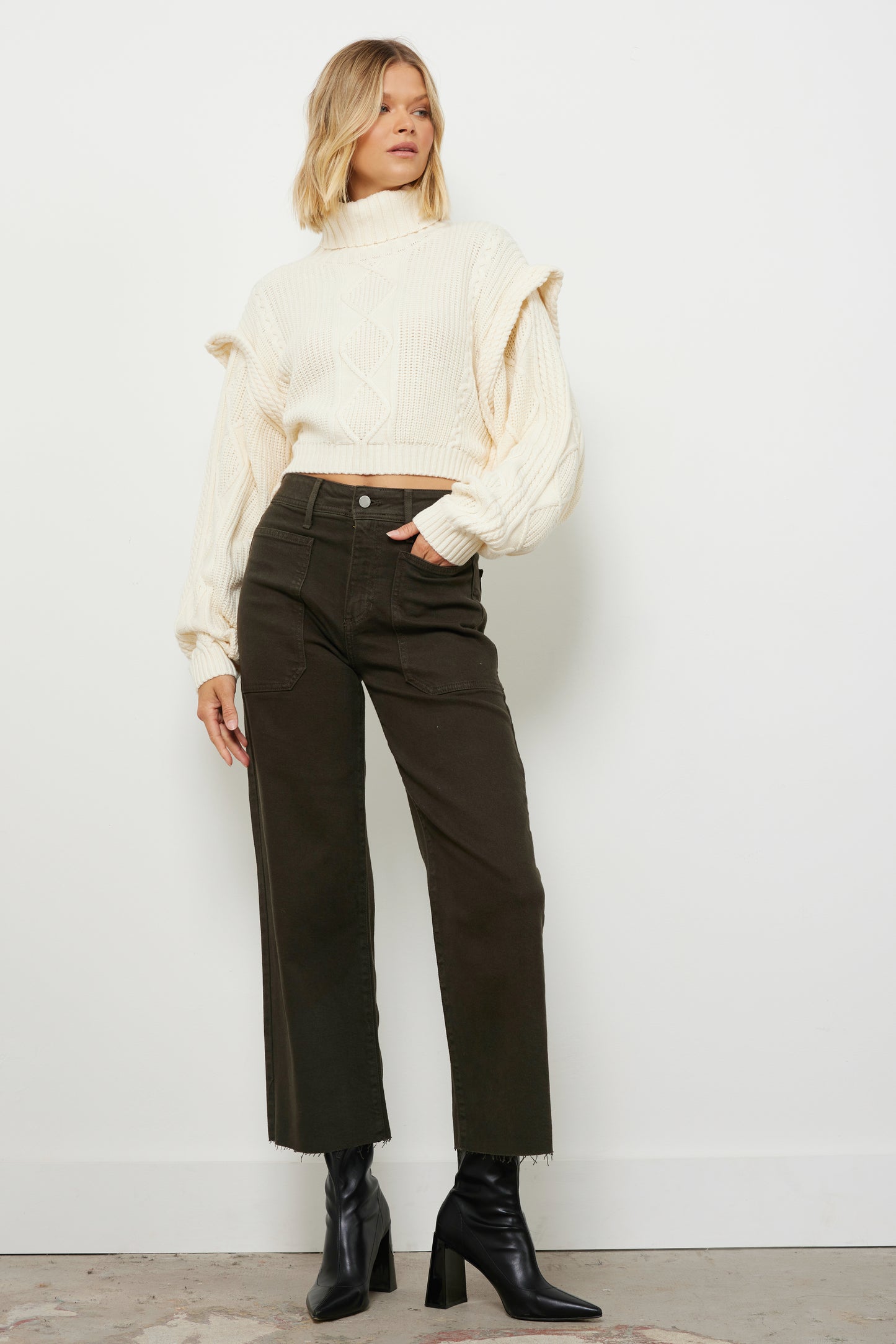 Kennedy Cream Knit Top