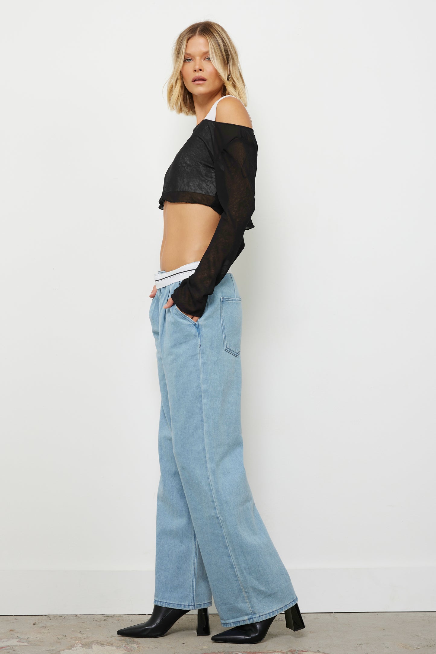 Watch Them Fold Medium Denim Pants