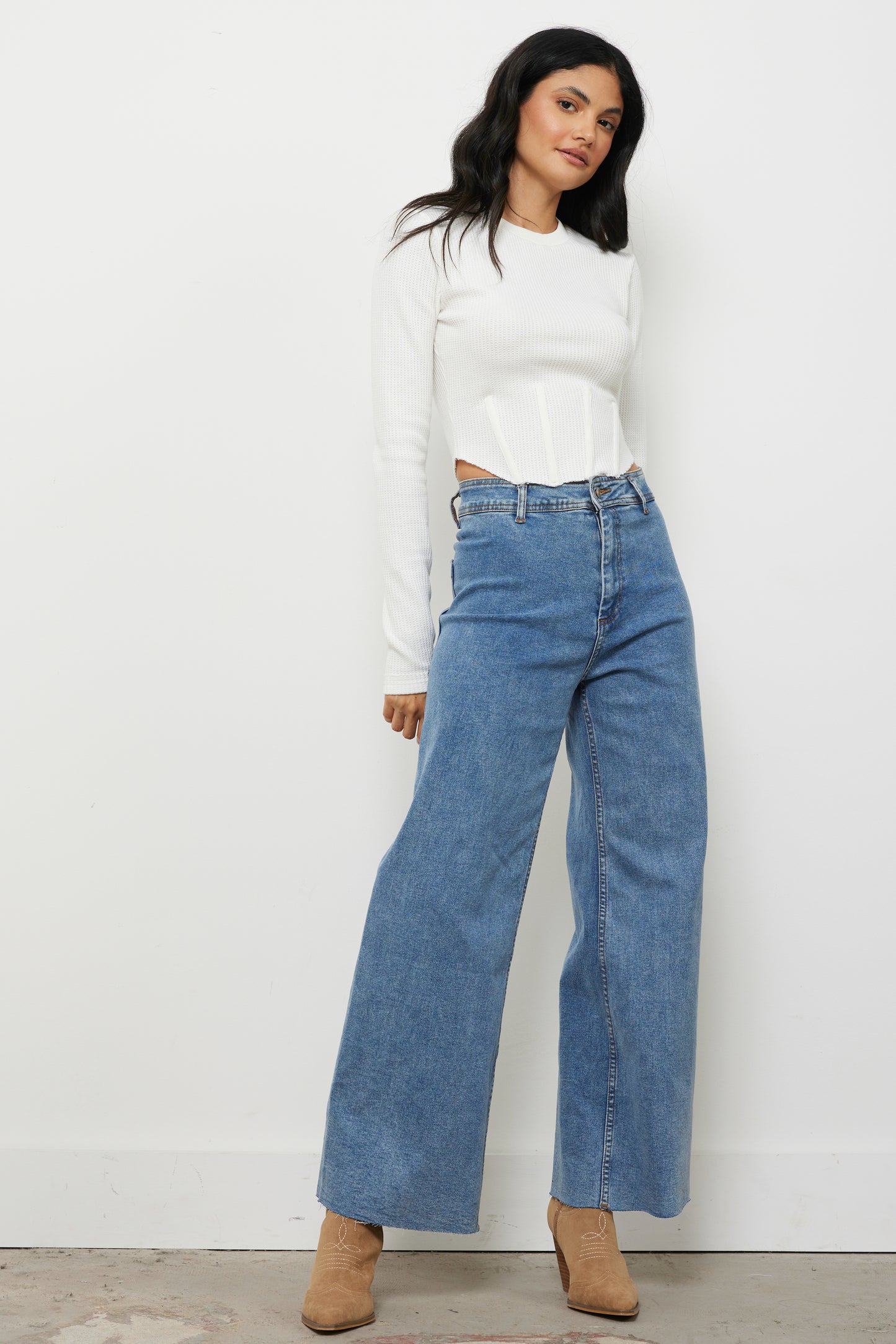 Never Late White Top