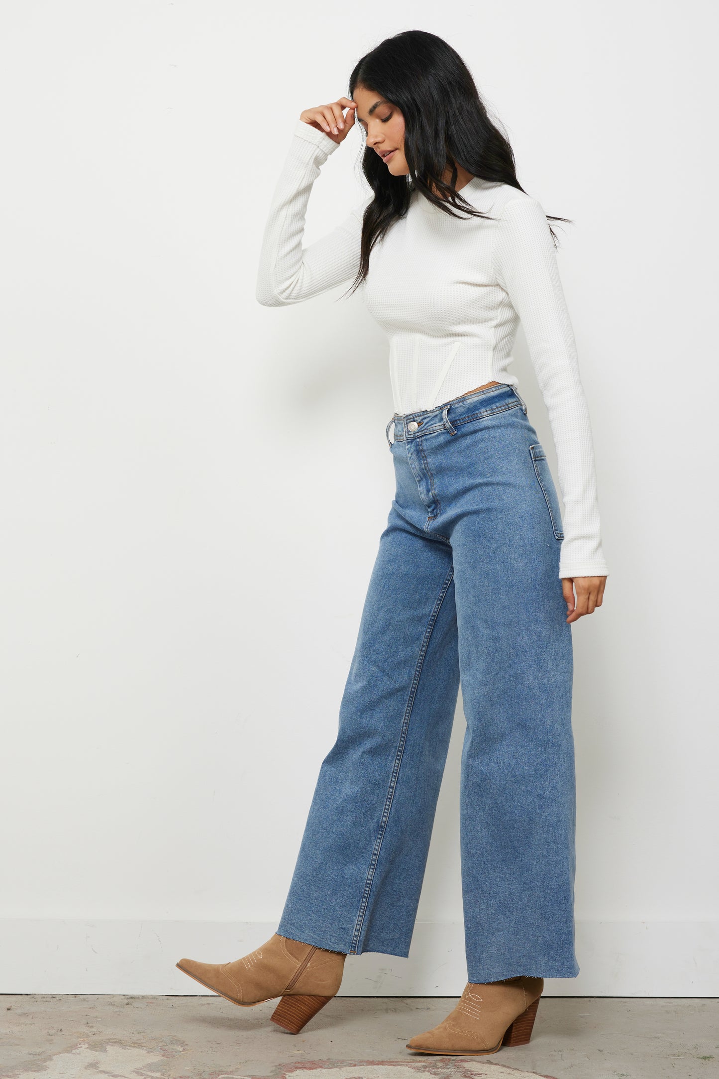 Never Late White Top