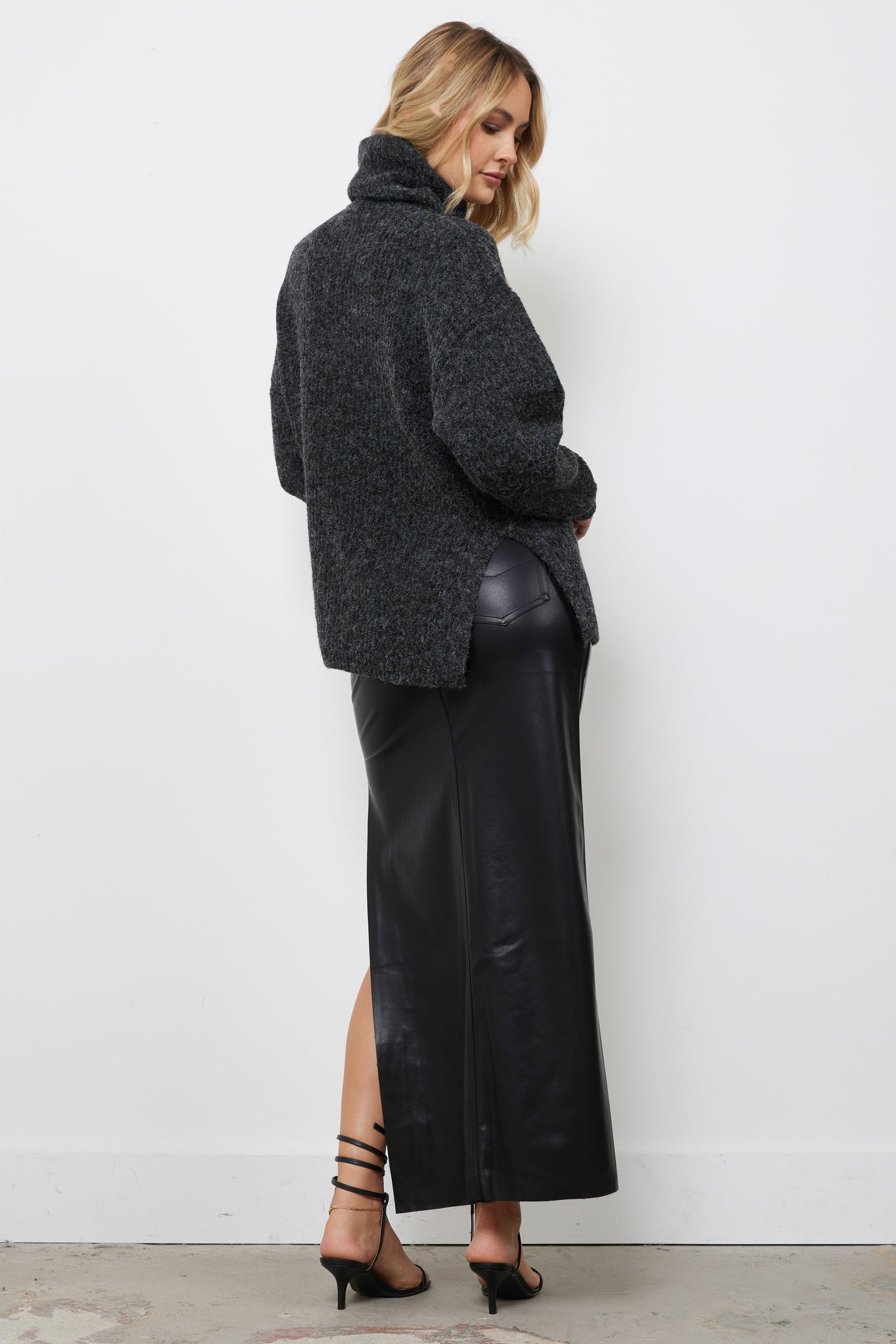 Logan Black Knit Top