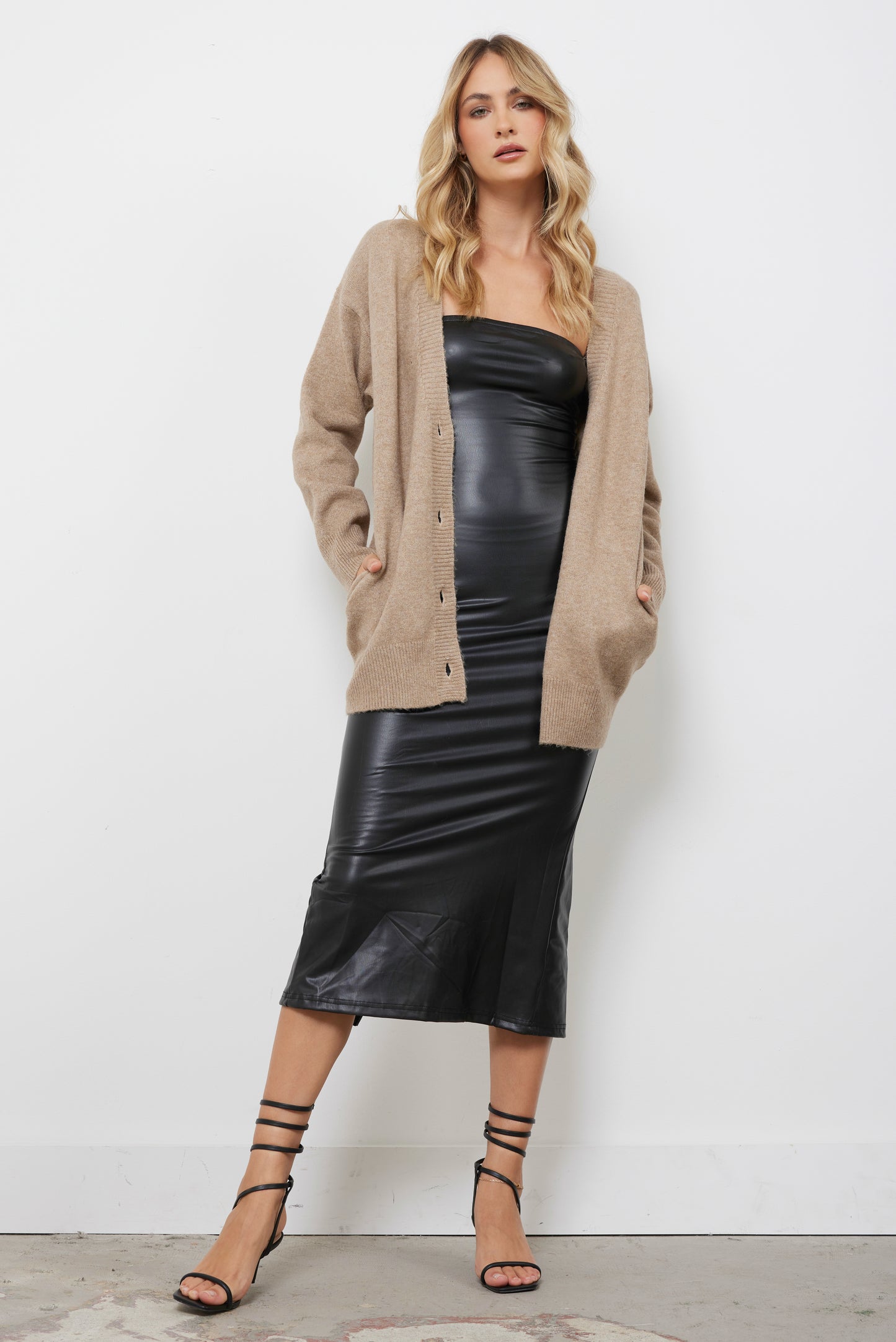 October Girl Mocha Cardigan