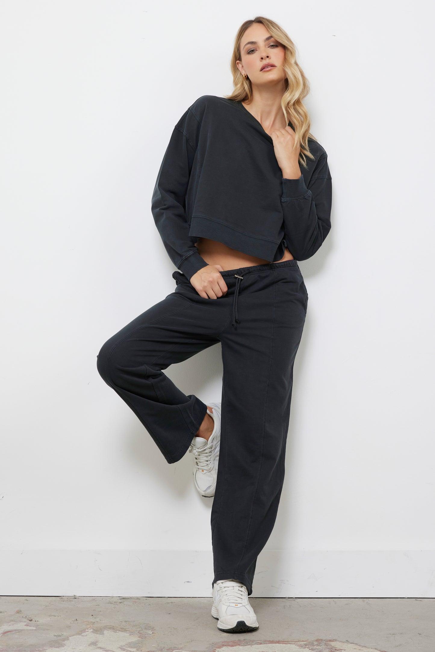 Feeling Loungey Black Pullover