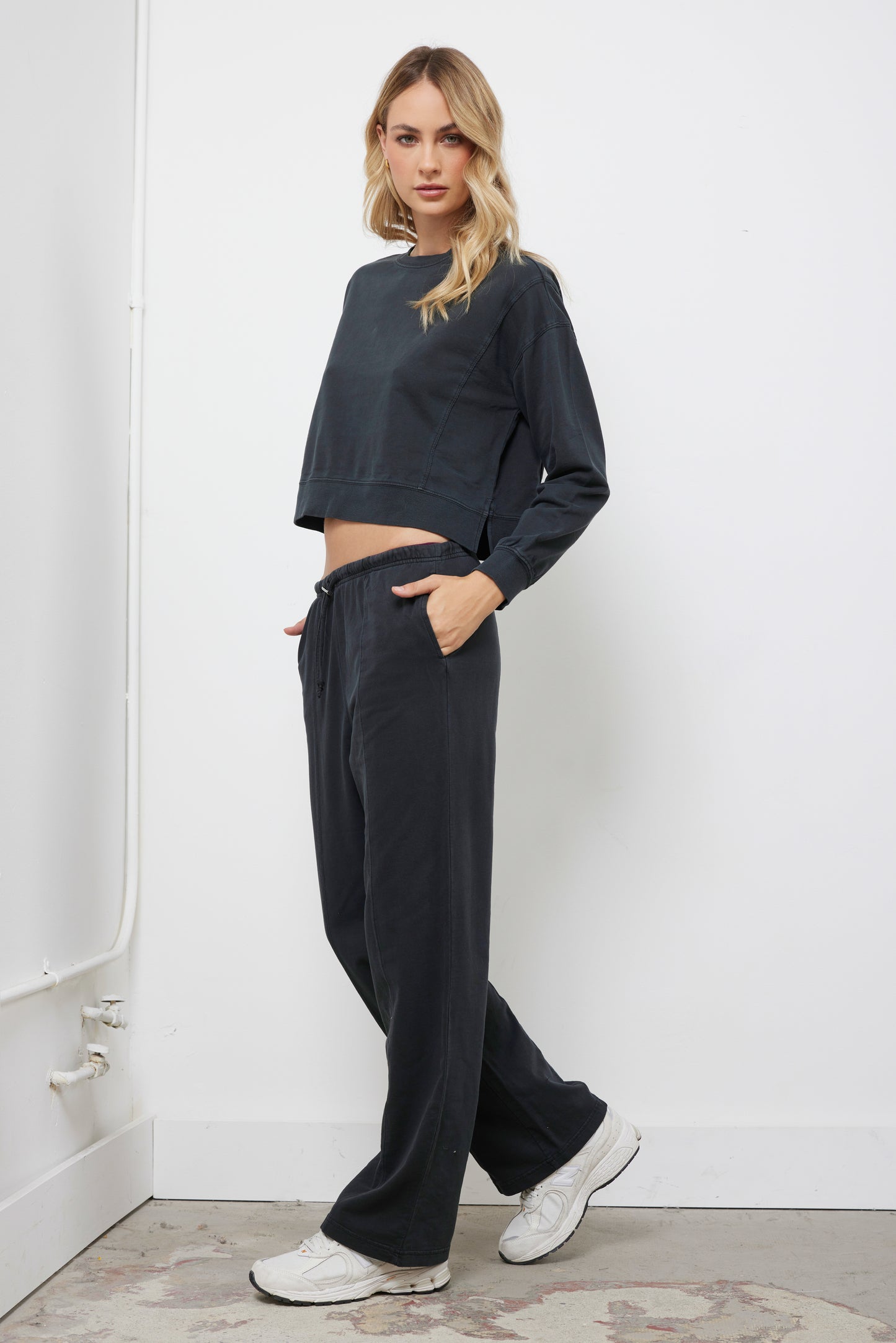 Feeling Loungey Black Pullover