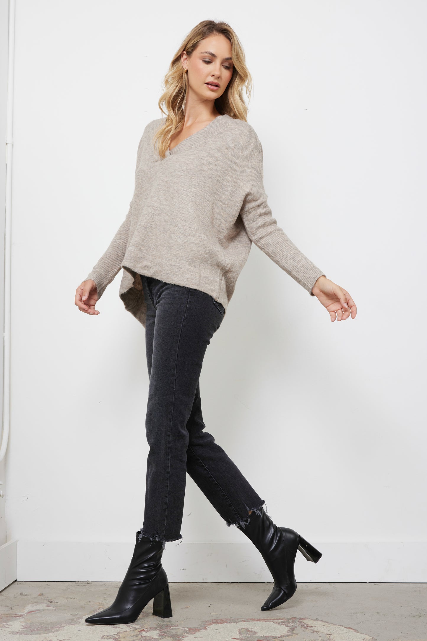 Tillie Taupe Knit