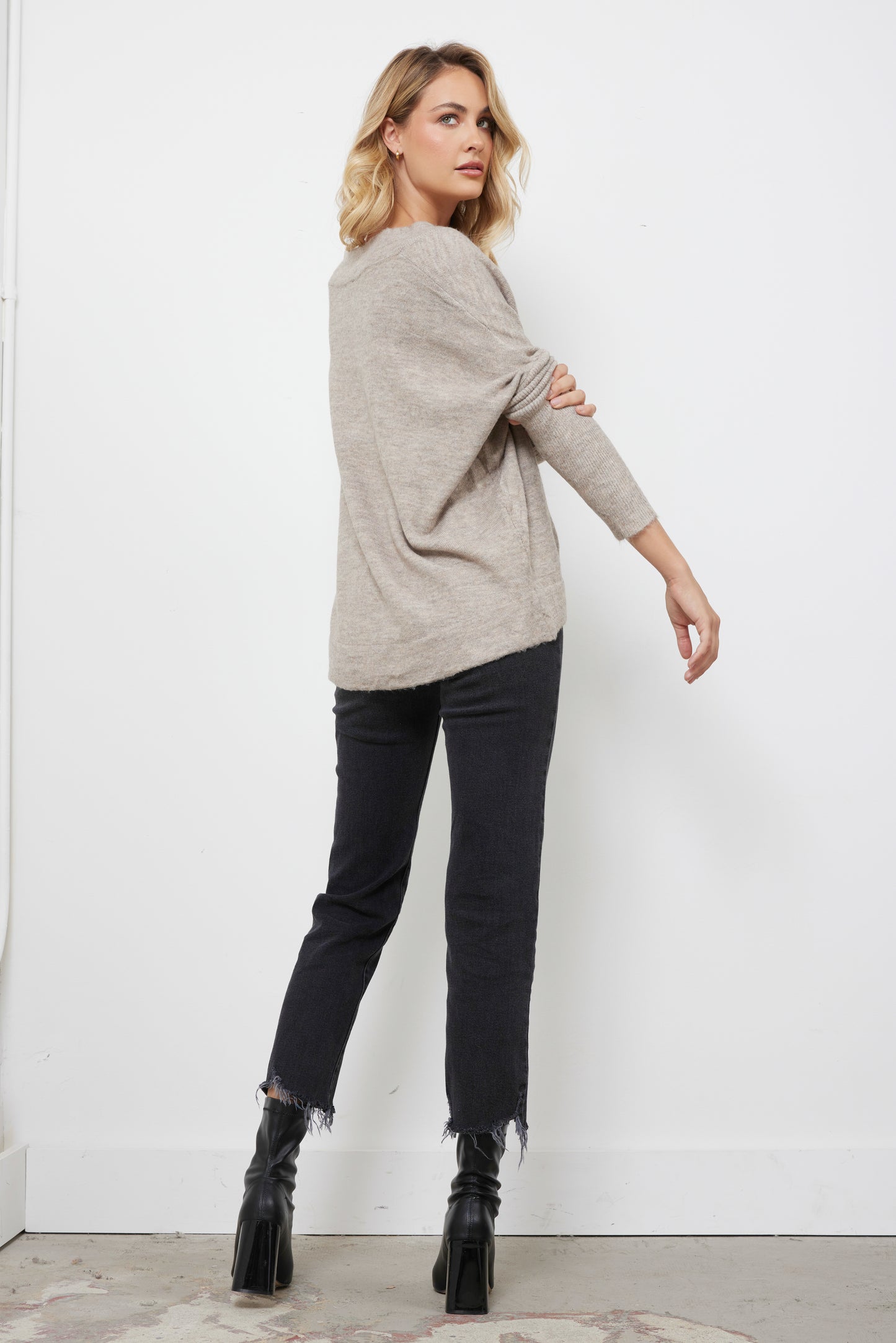 Tillie Taupe Knit