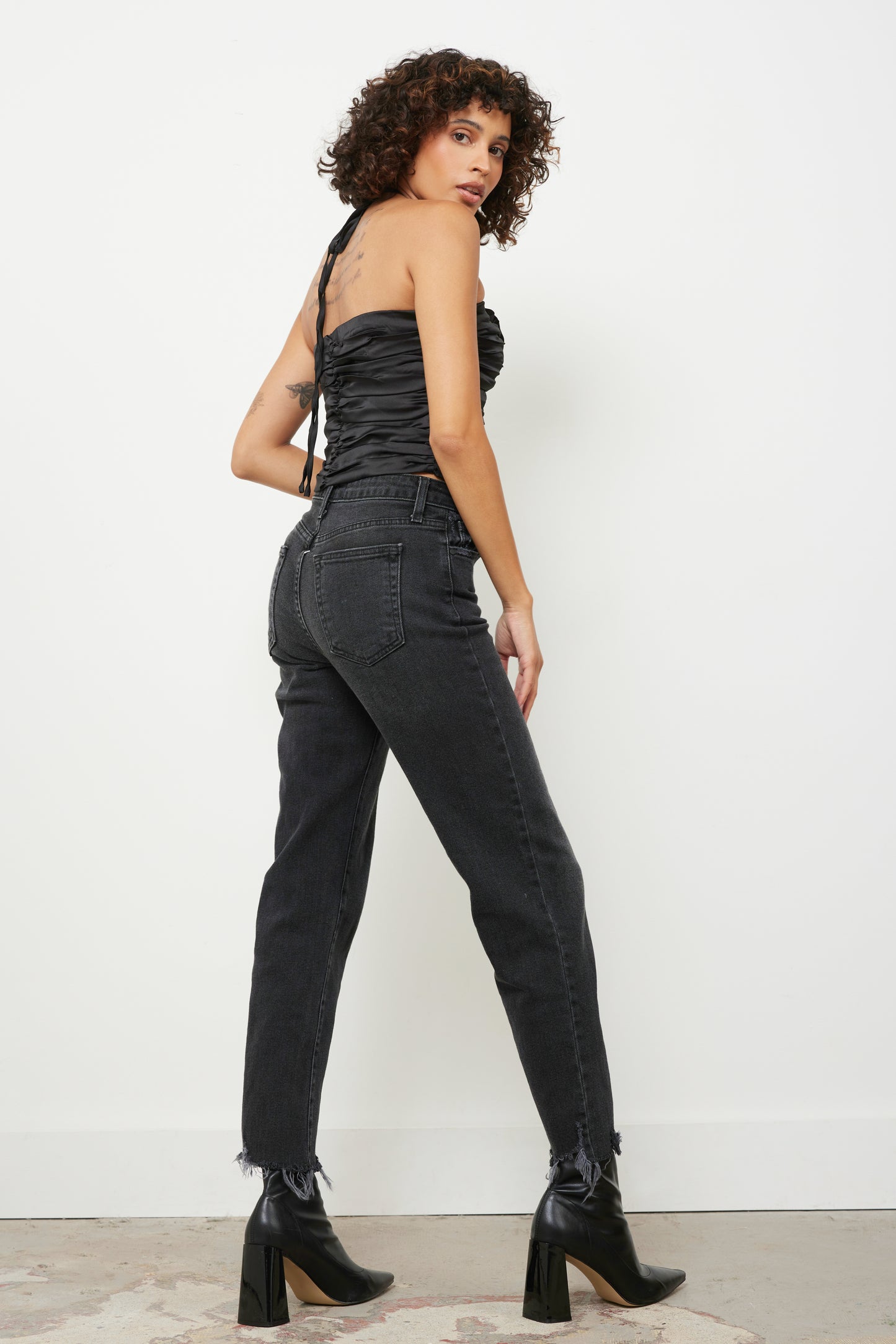 Take This Rose Black Top