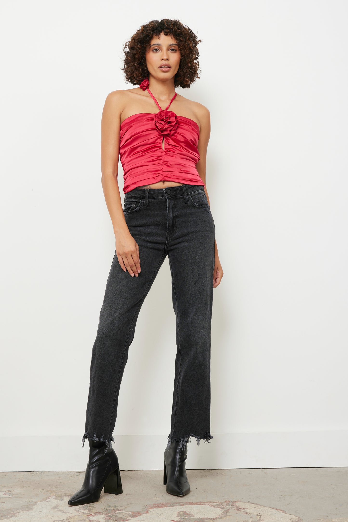 Take This Rose Red Top