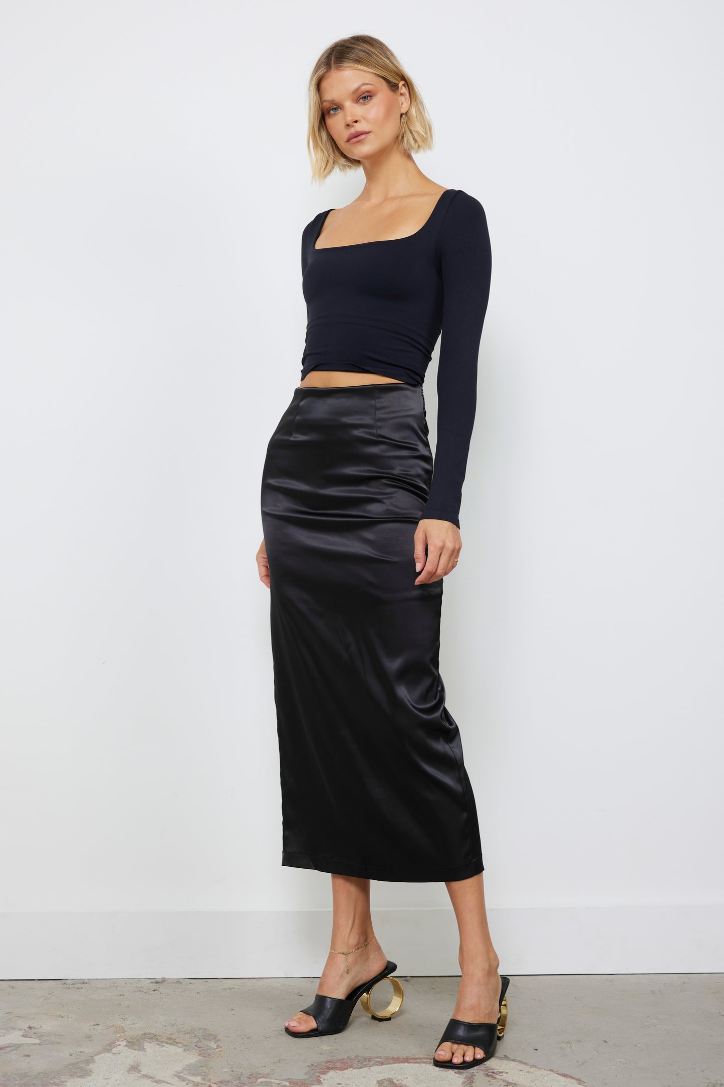 Sleeking Out Black Skirt