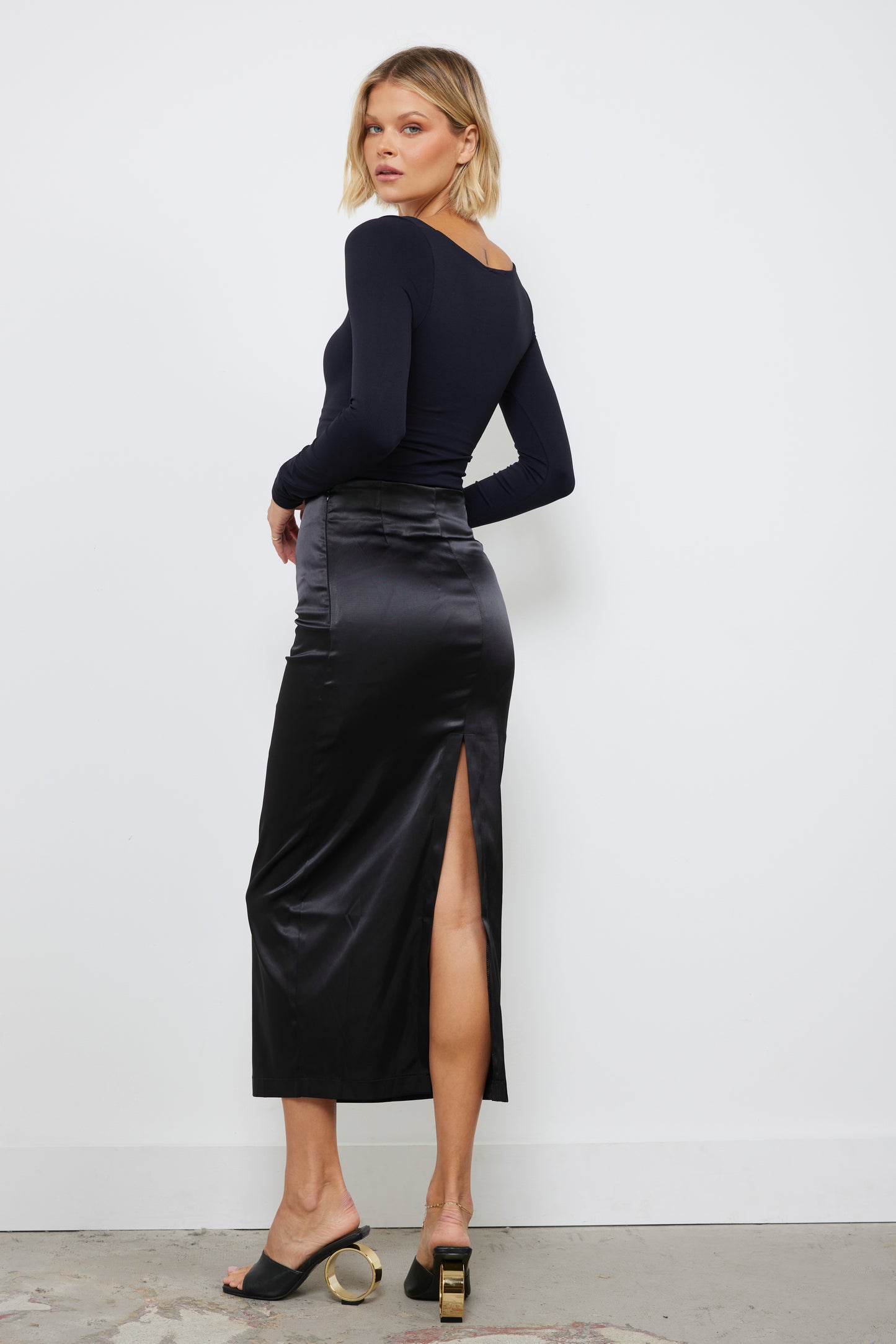 Sleeking Out Black Skirt