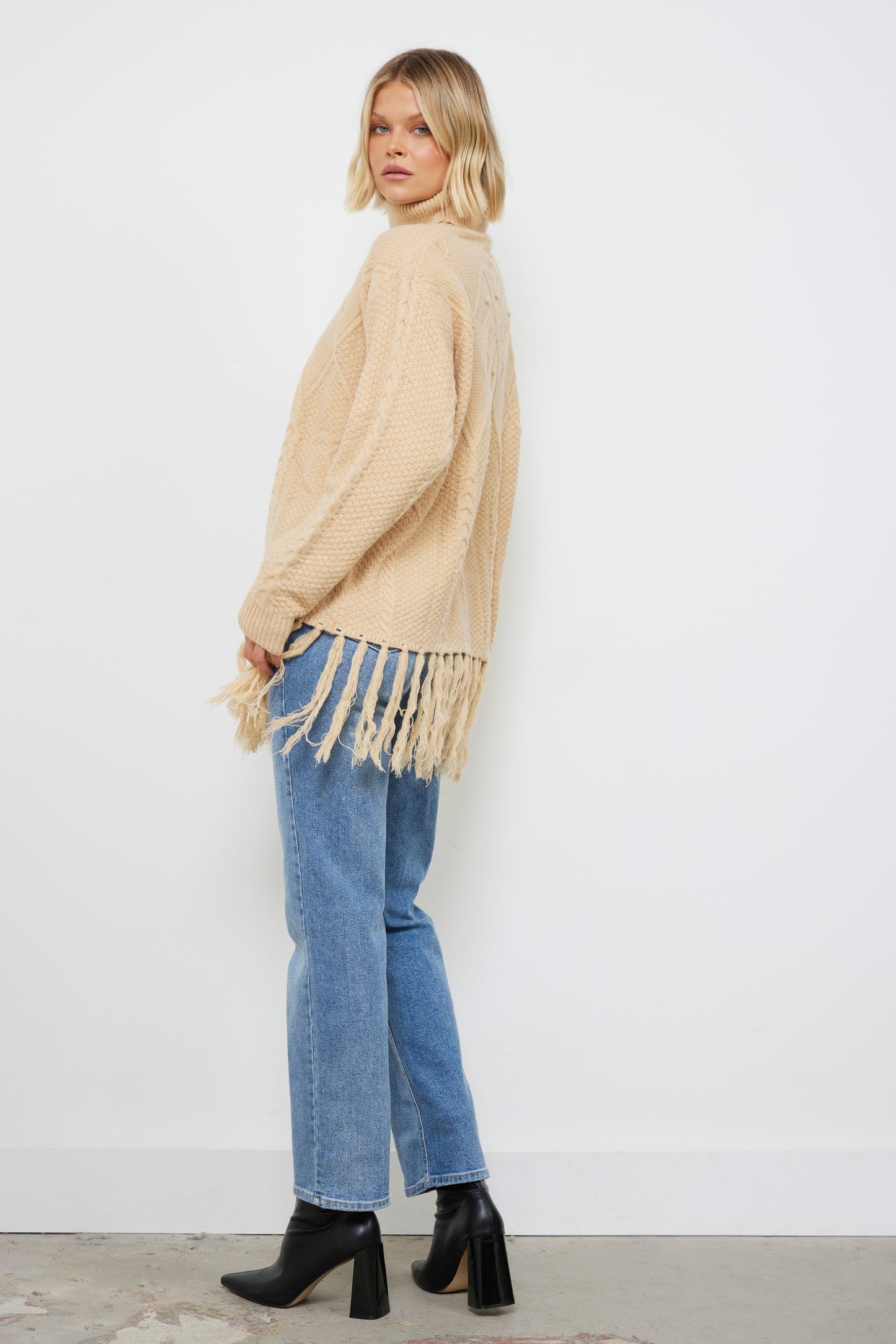 Free Spirit Soft Caramel Knit Top