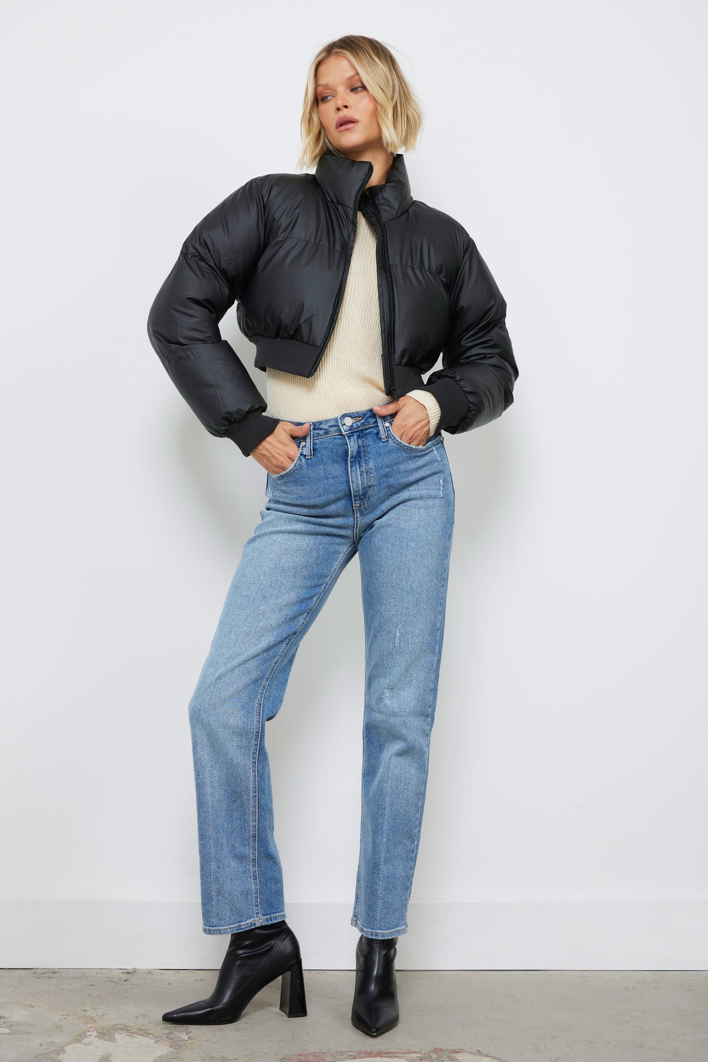 Puff Off Black Jacket