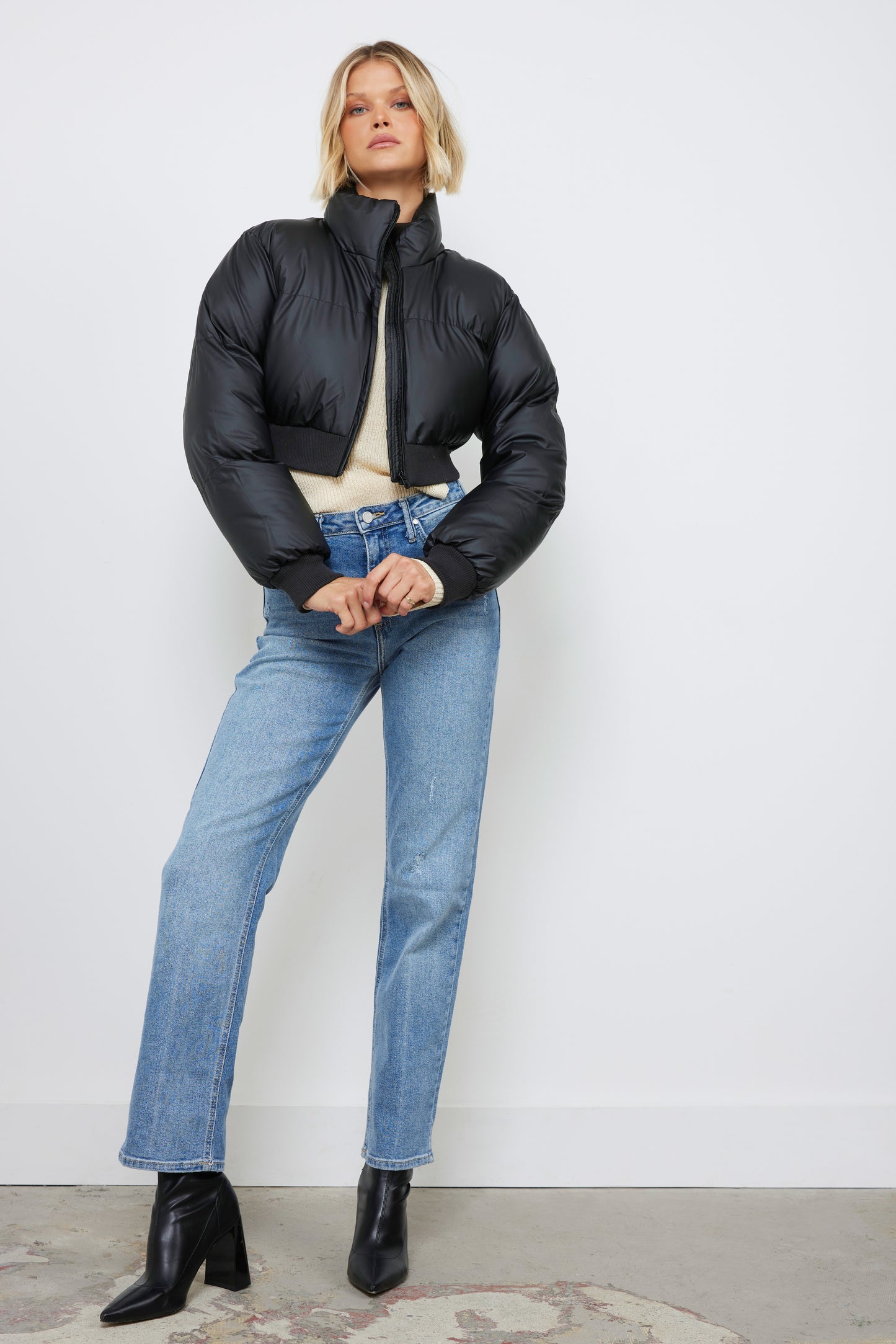 Puff Off Black Jacket