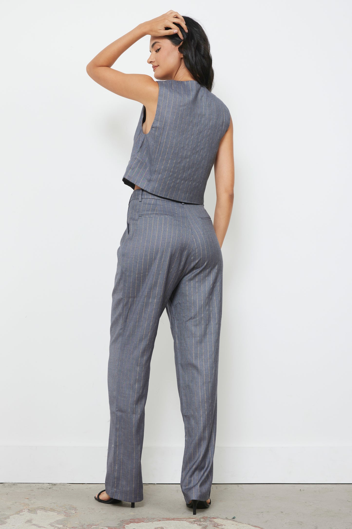 The Right Time Dark Grey Top