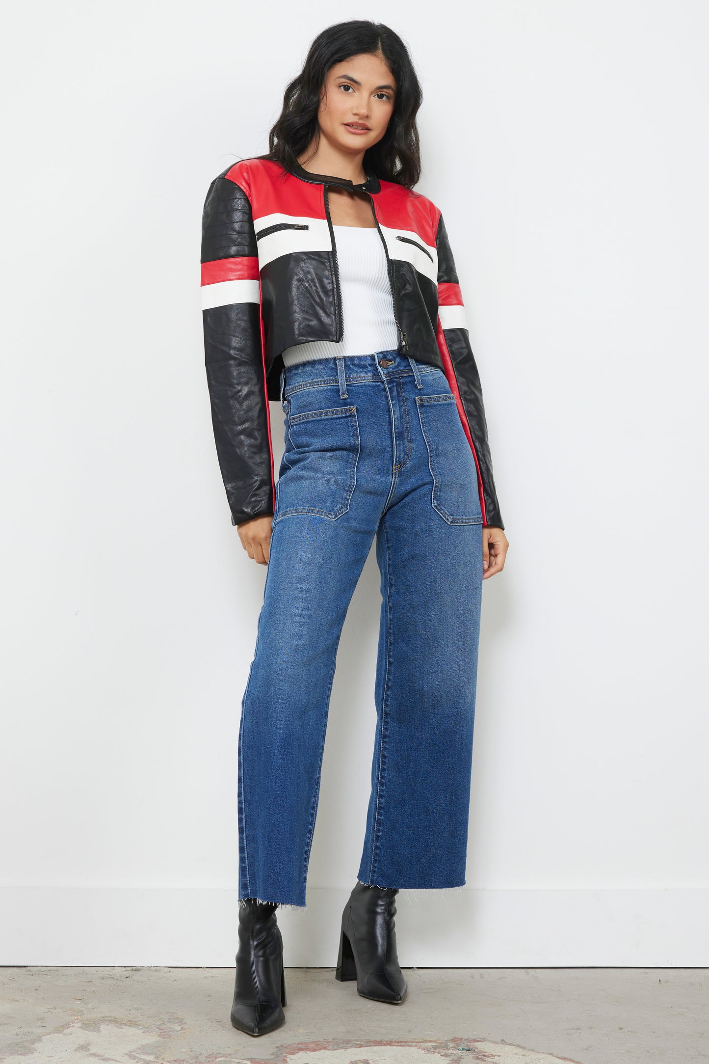 Speed Racer Black Leather Jacket