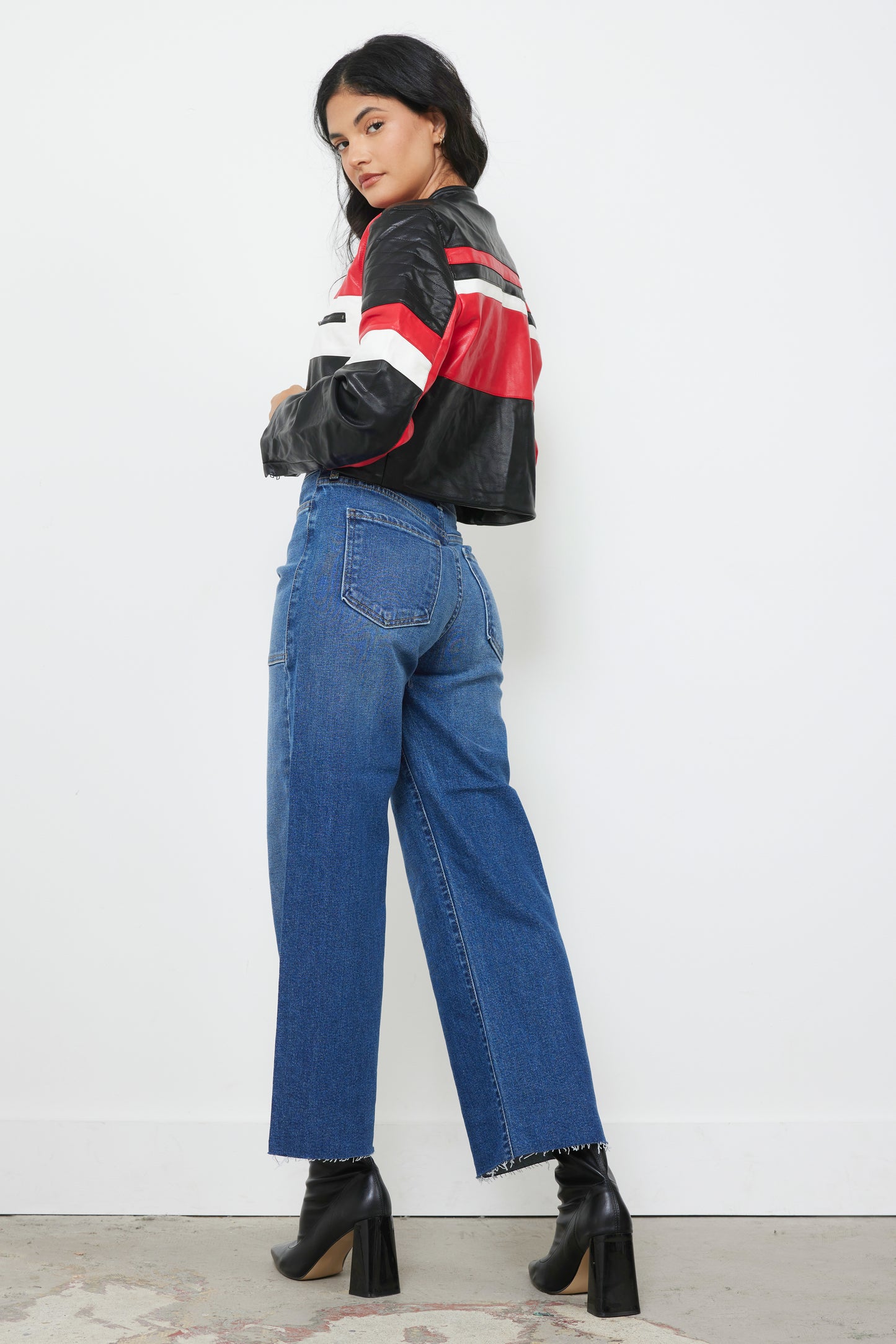 Speed Racer Black Leather Jacket