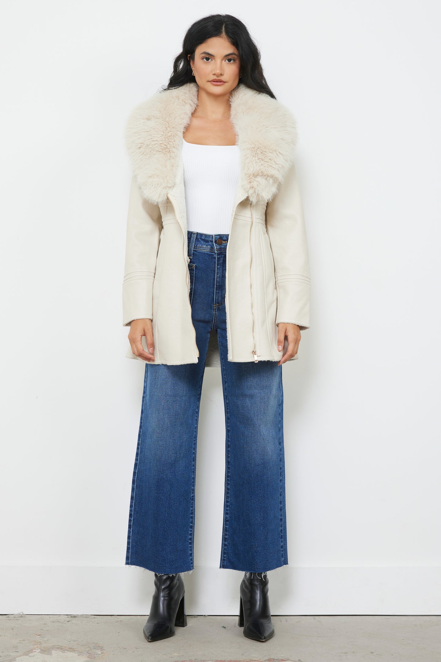 Are You Fur Real Cream Jacket
