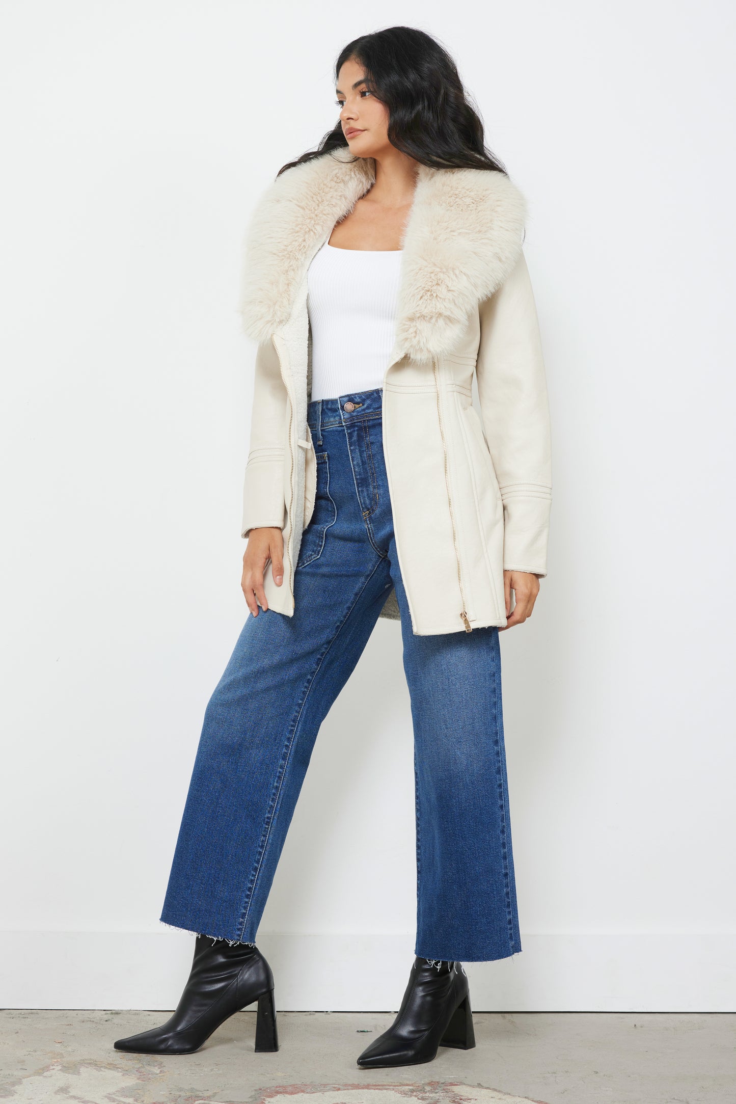 Are You Fur Real Cream Jacket
