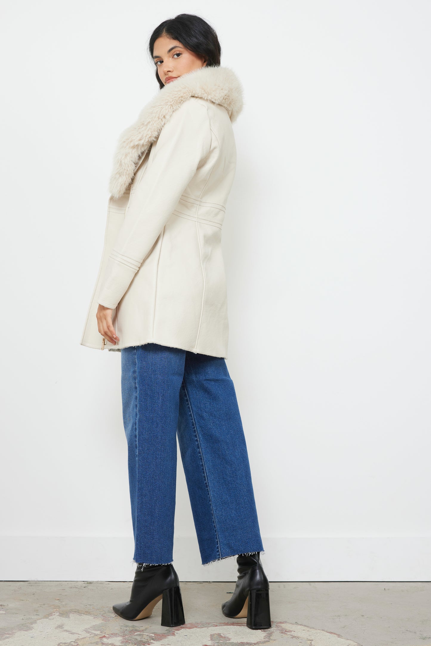 Are You Fur Real Cream Jacket