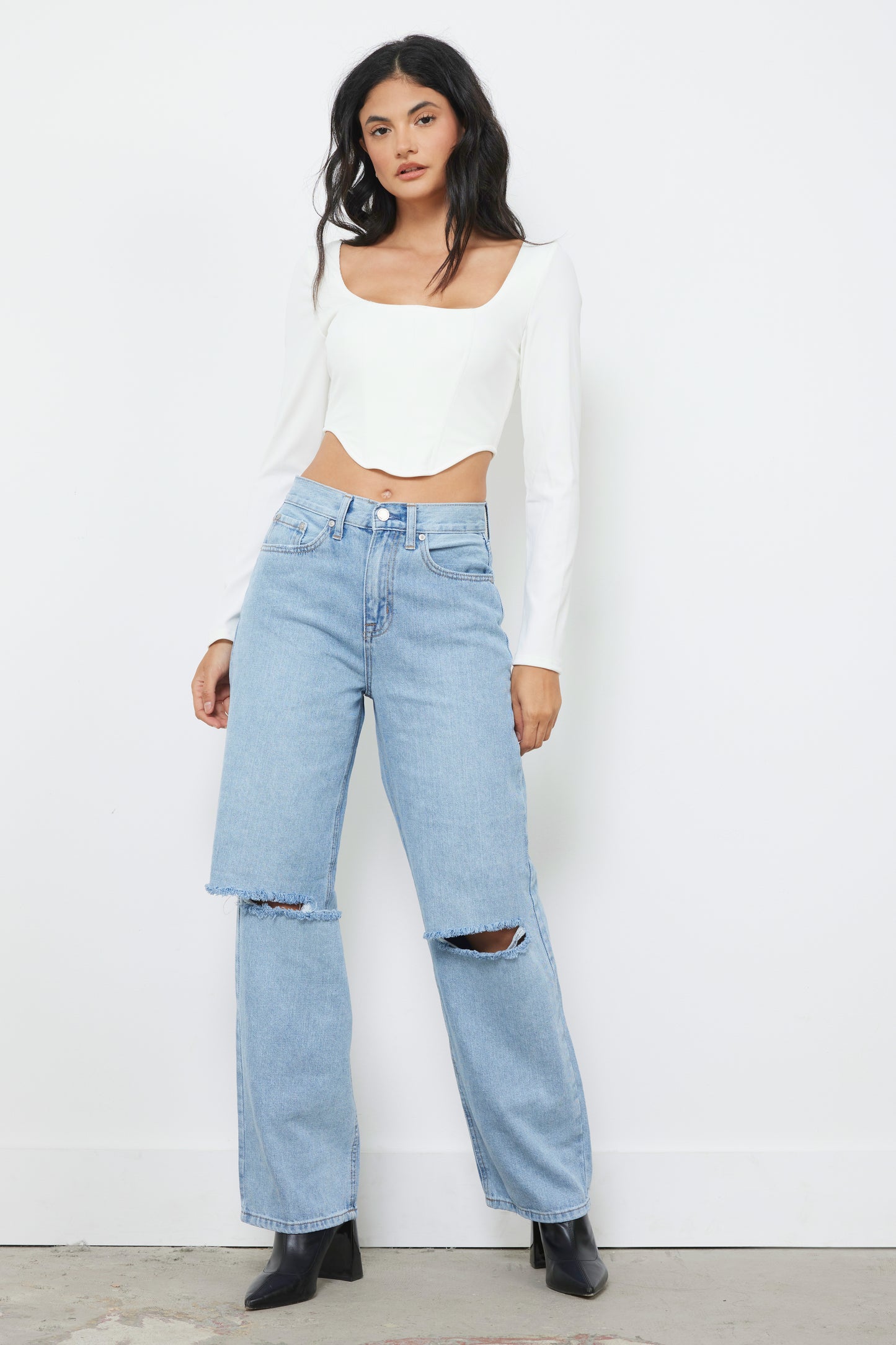 Minimal Effort Light Denim Jeans
