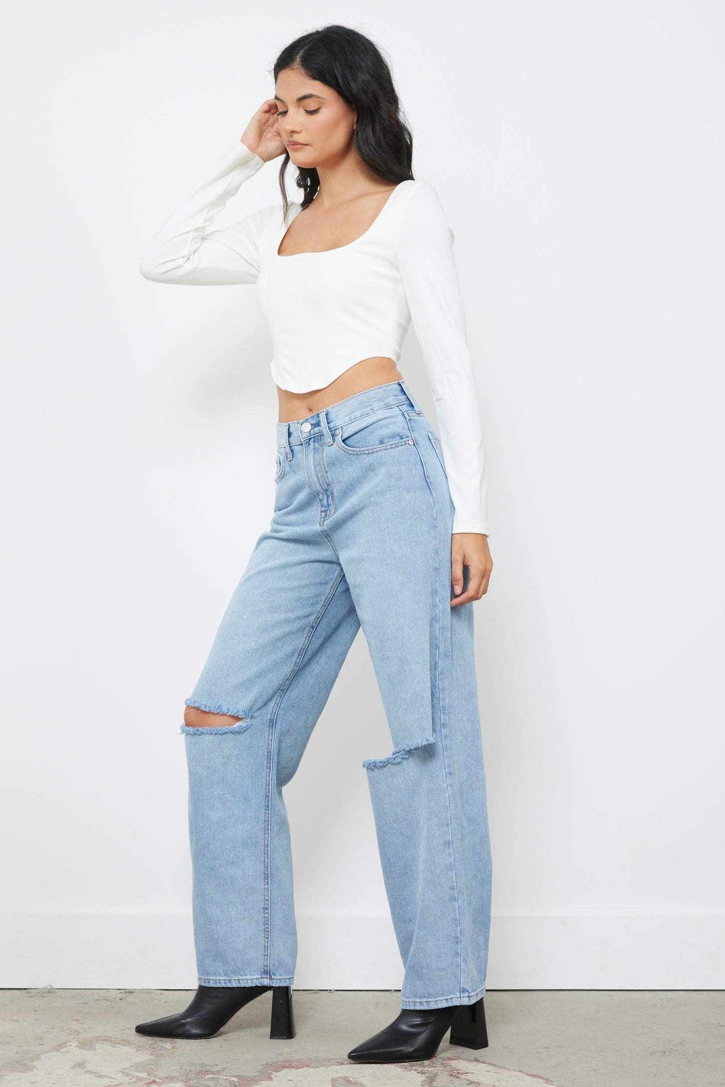 Minimal Effort Light Denim Jeans