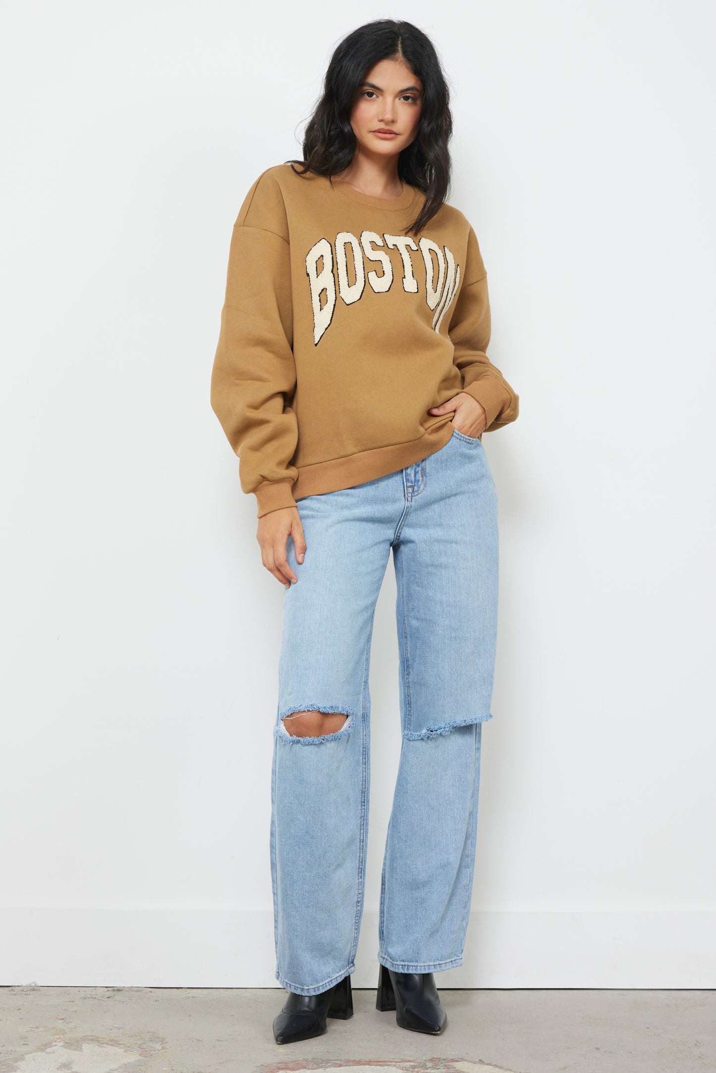 If You Can Make It There Straw Sweatshirt