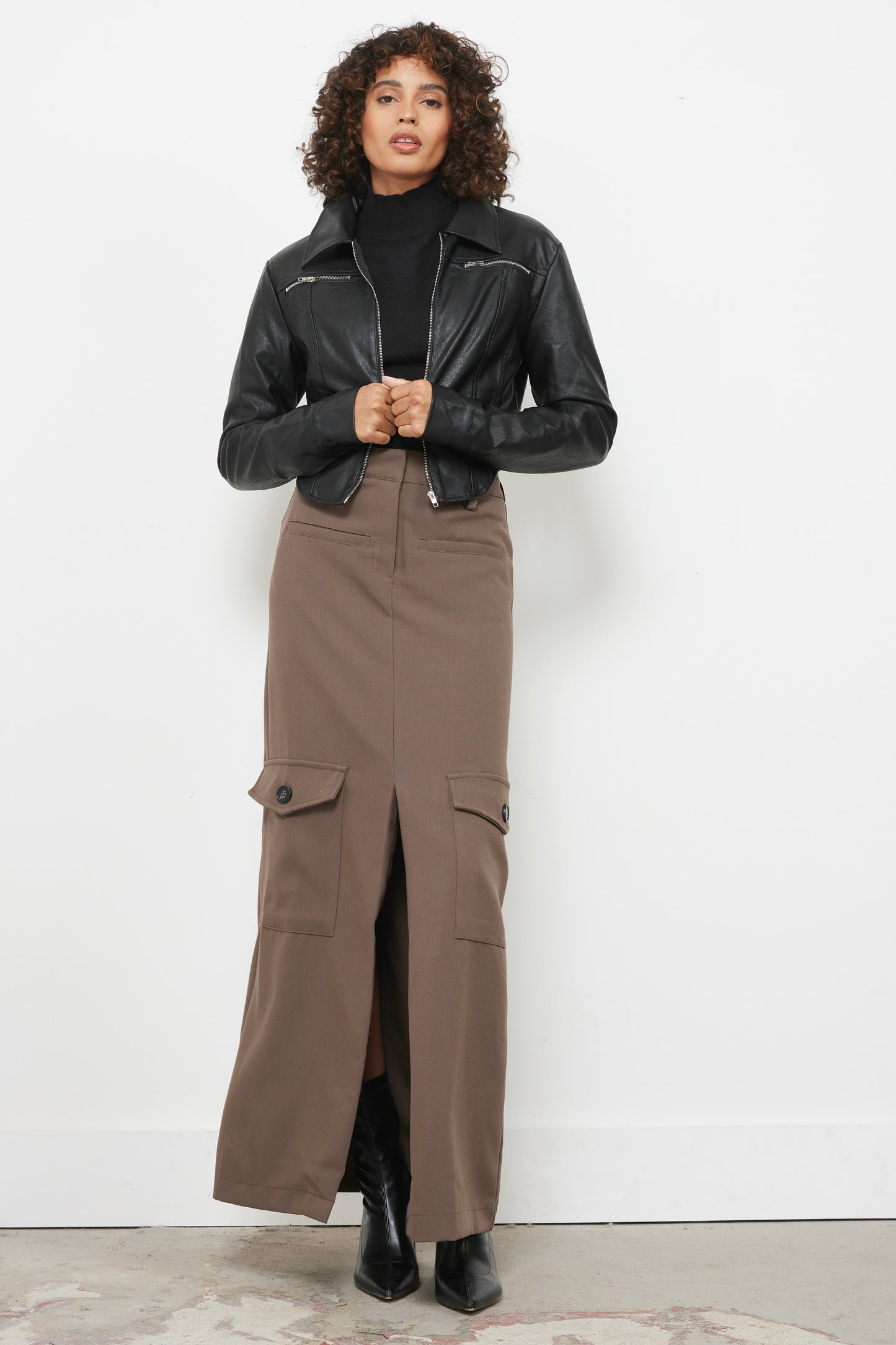 Let’s Go For A Ride Black Leather Jacket