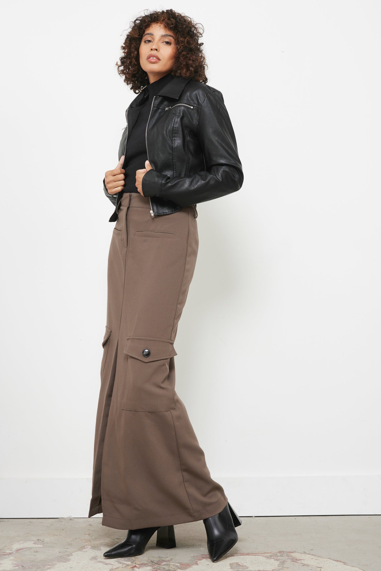 Let’s Go For A Ride Black Leather Jacket