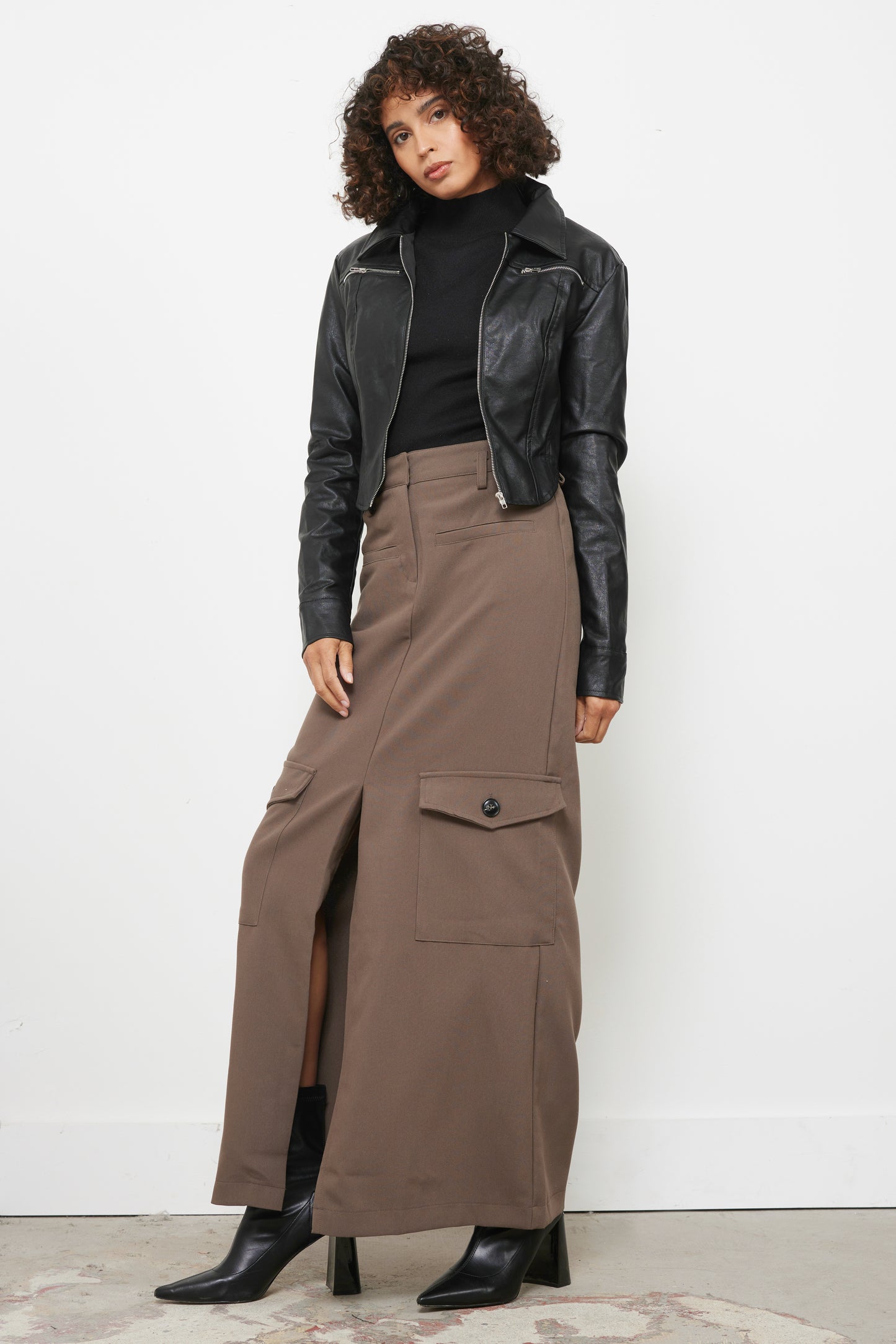Let’s Go For A Ride Black Leather Jacket