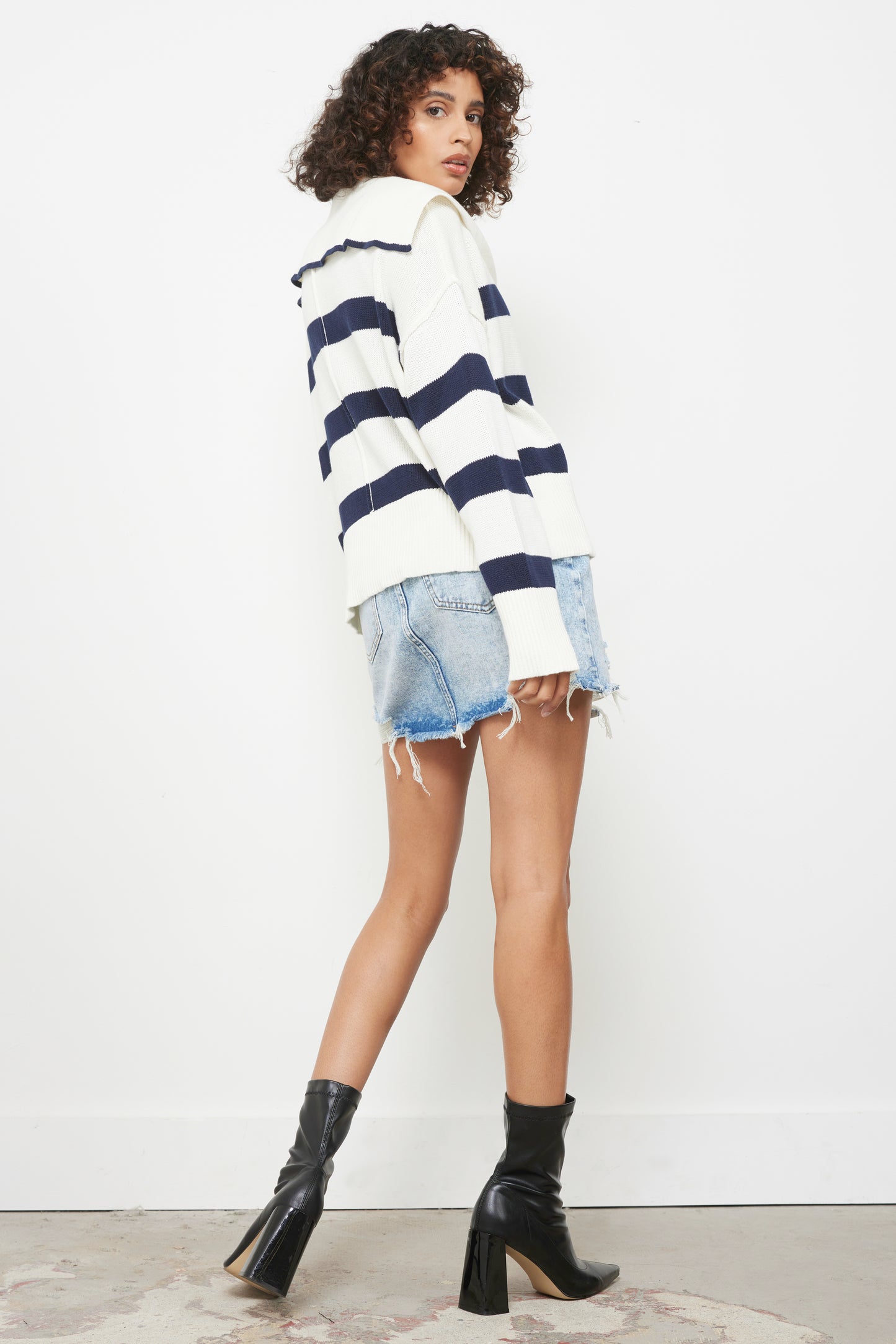 Kaplan Striped Knit Top