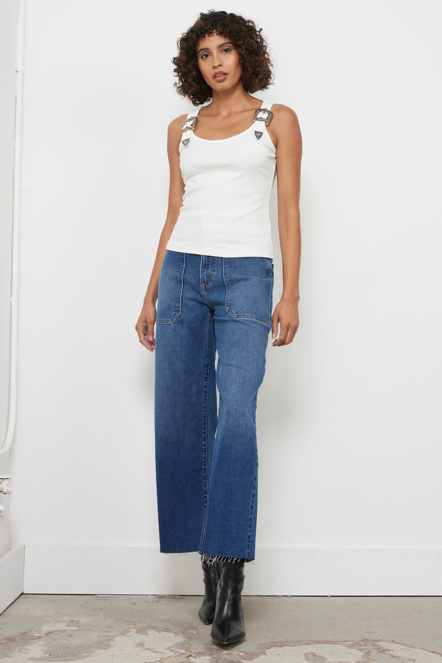 Western Ivory Tank Top
