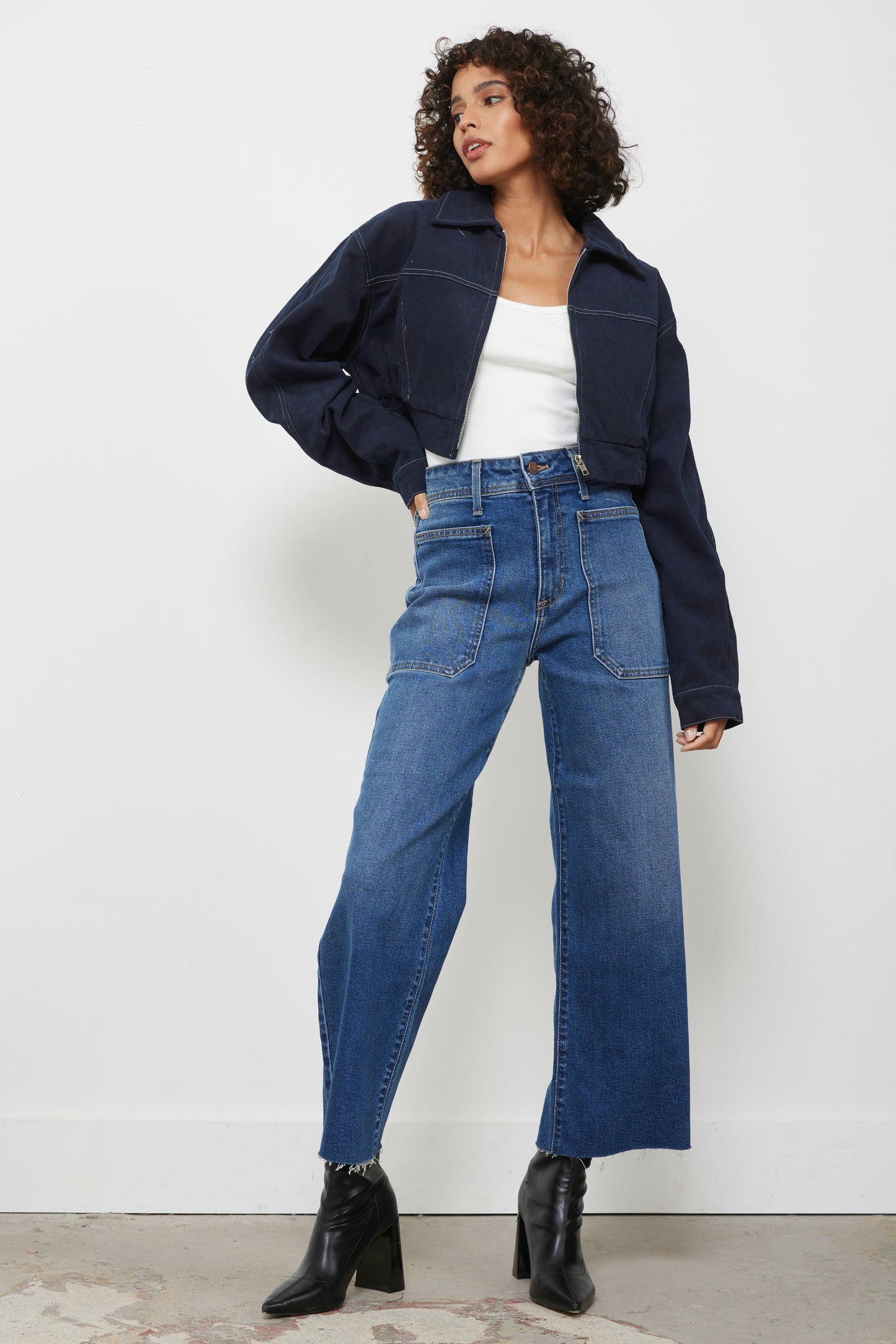 Don’t Have The Time Dark Navy Jacket