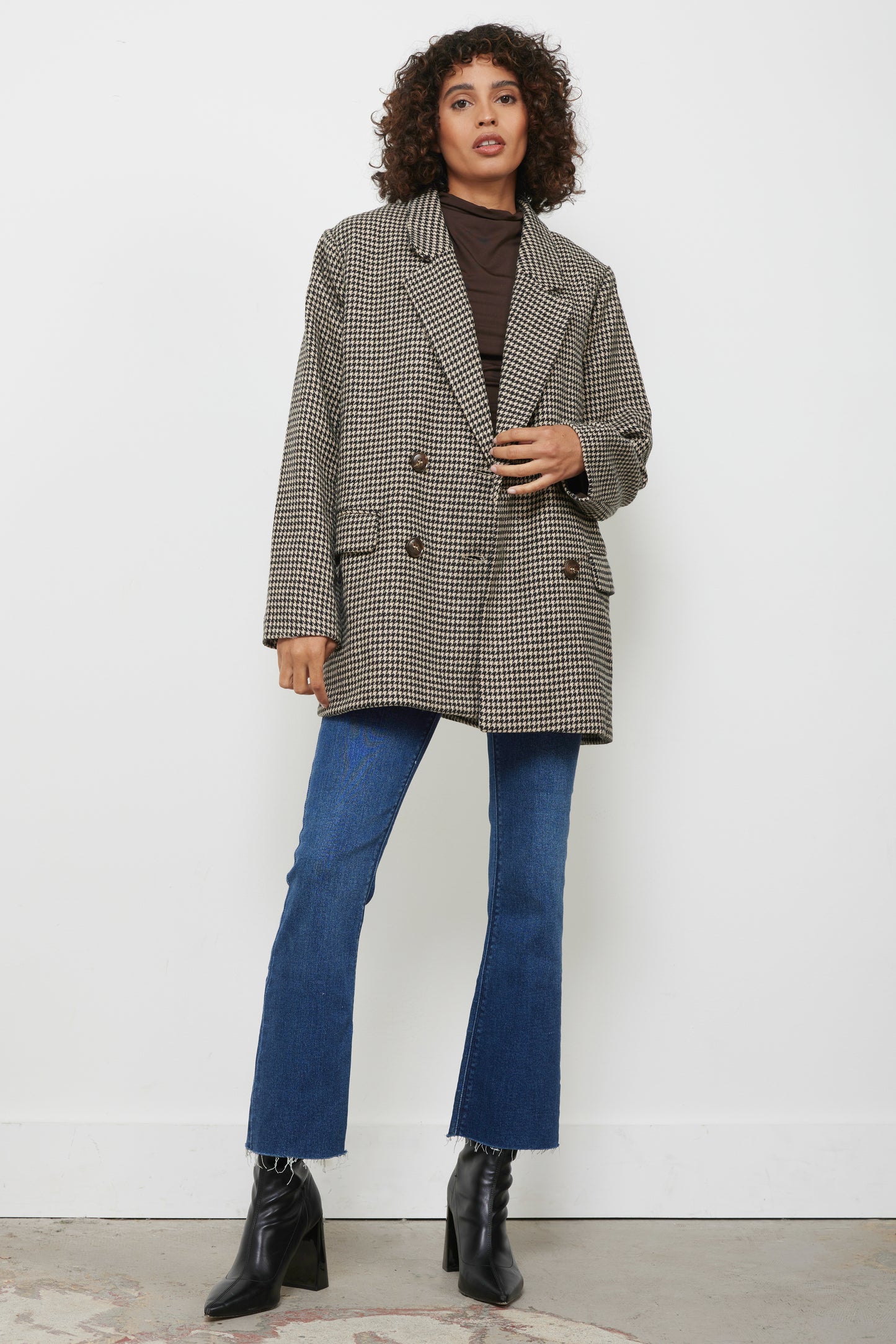 First Day Mocha Blazer Jacket