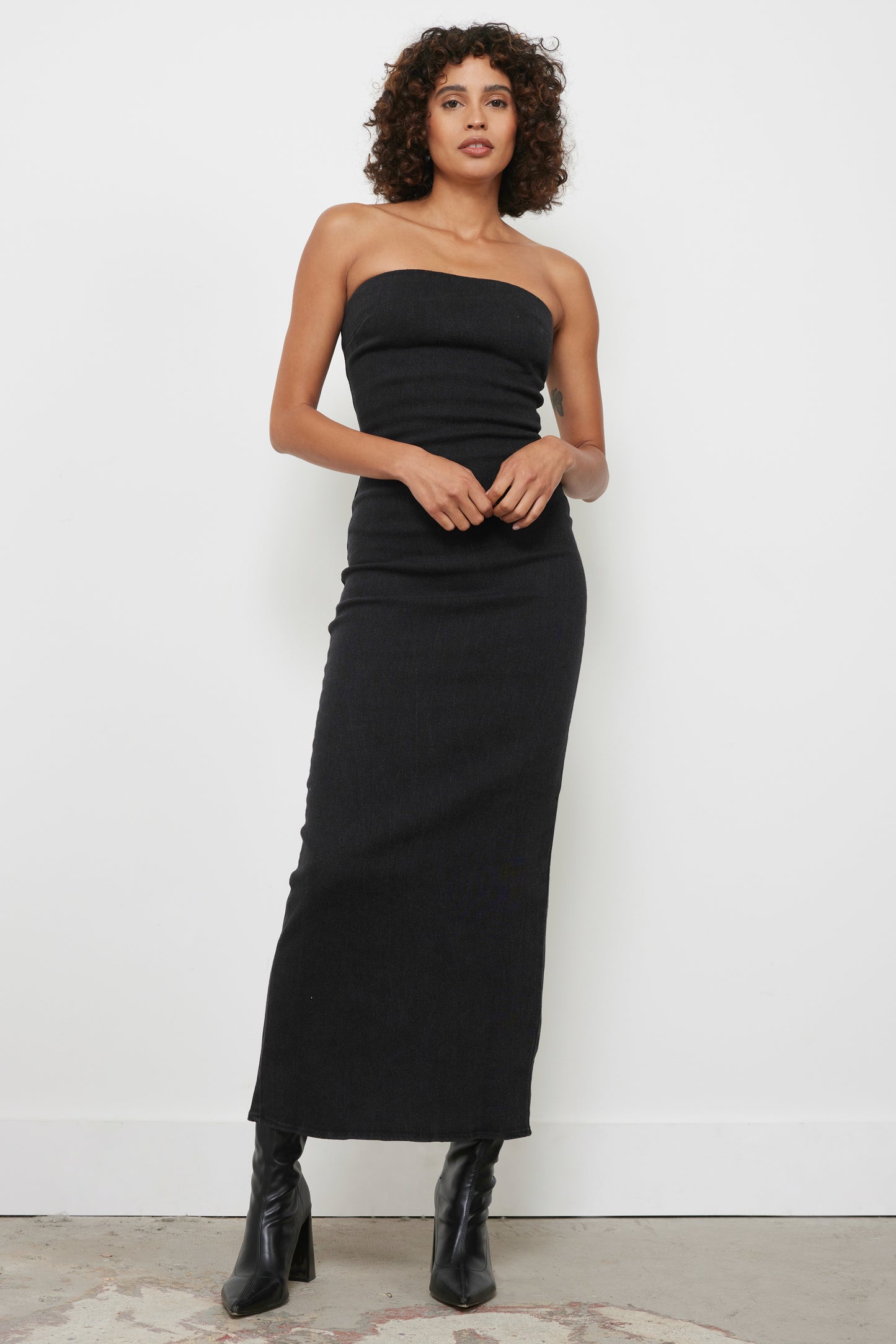Bailey Black Denim Dress