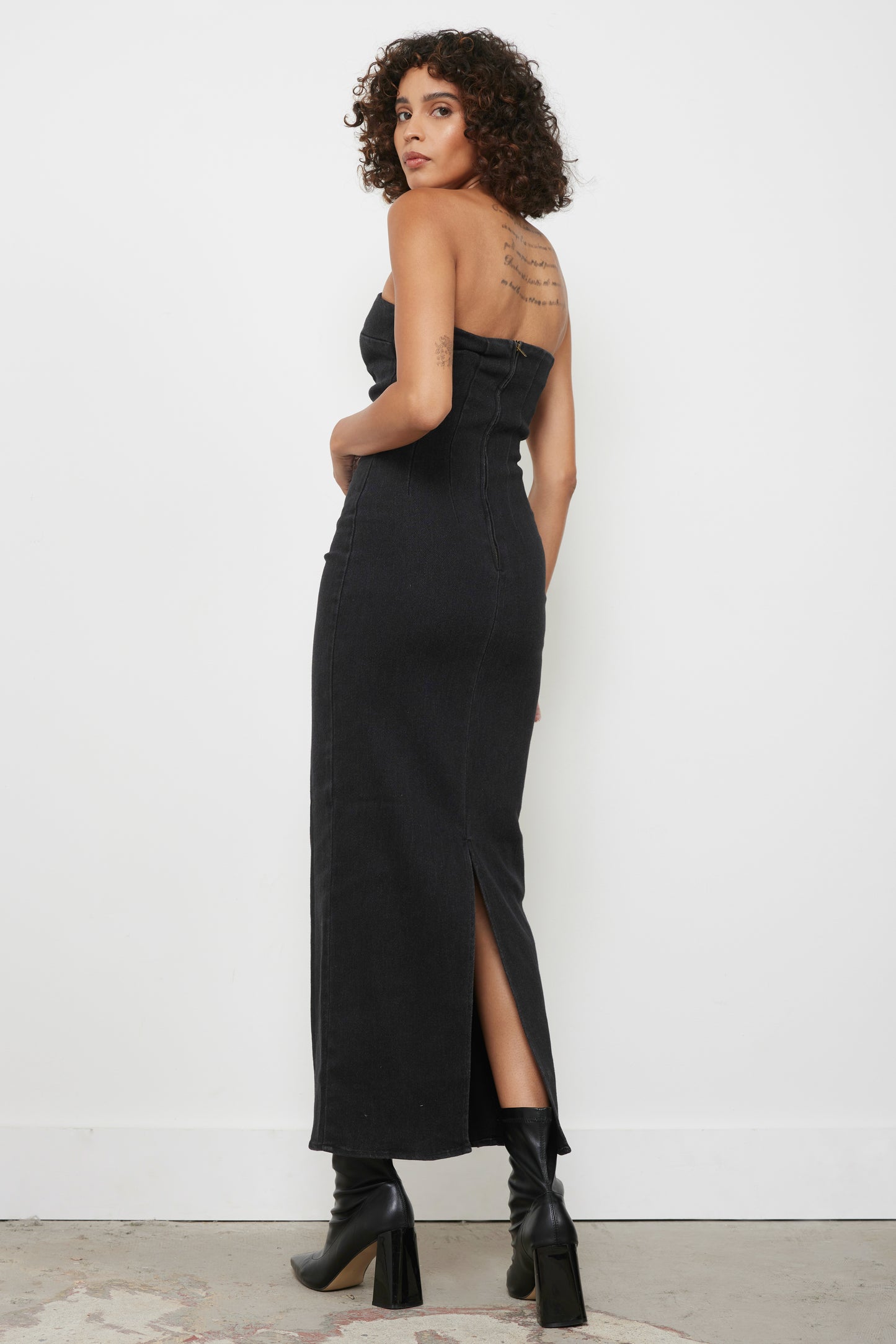 Bailey Black Denim Dress