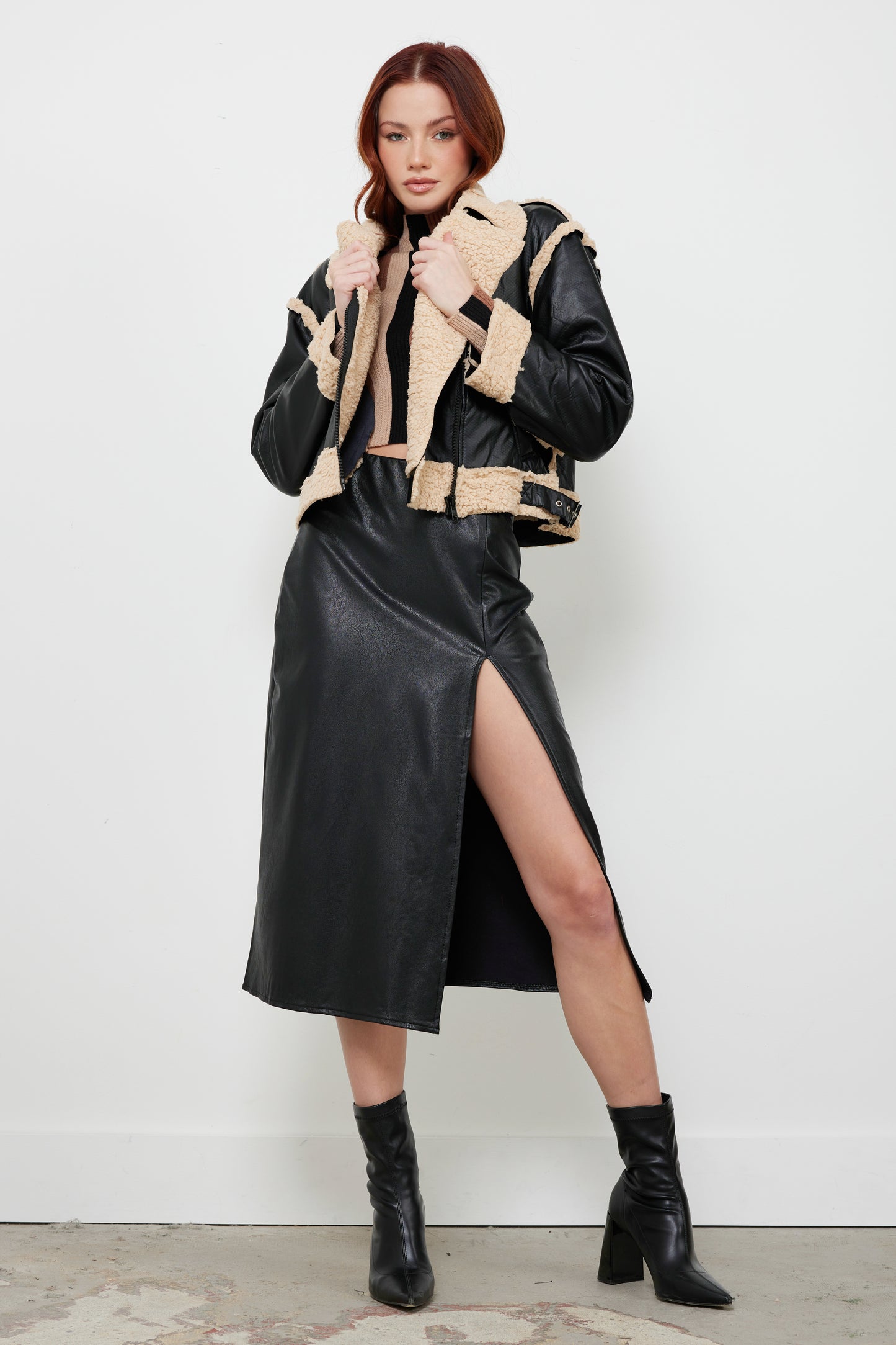 Camp Grounds Black Leather Jacket