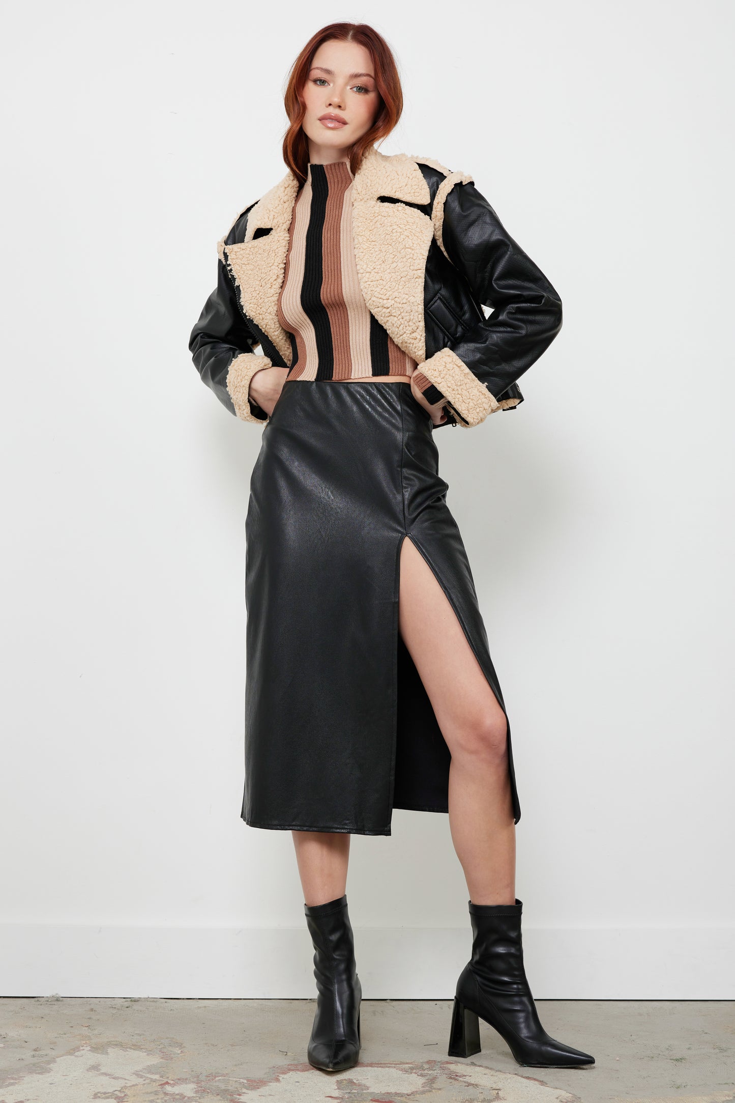 Camp Grounds Black Leather Jacket