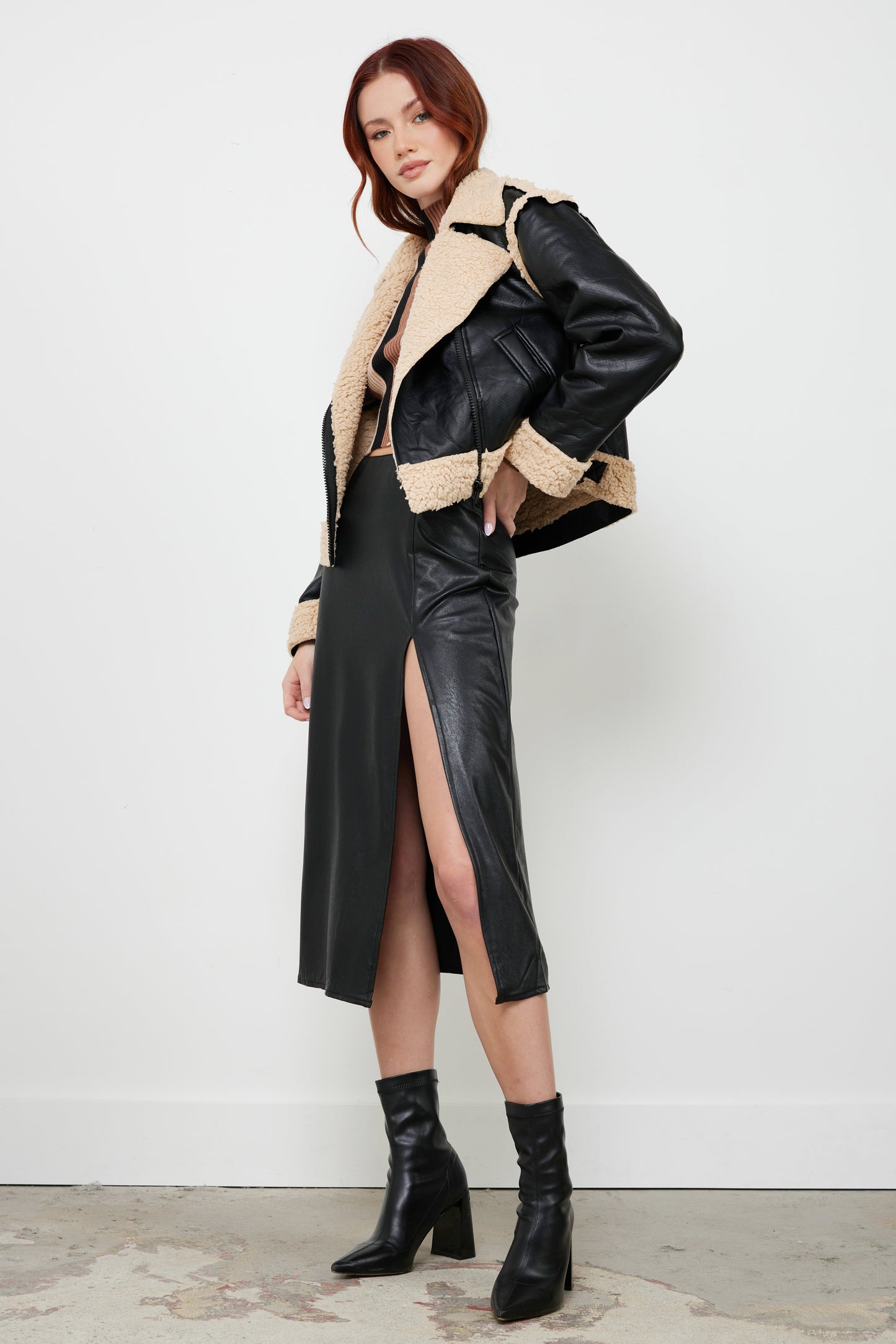 Camp Grounds Black Leather Jacket