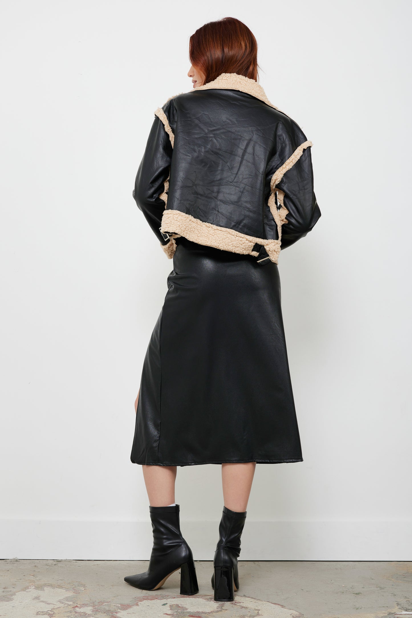 Camp Grounds Black Leather Jacket