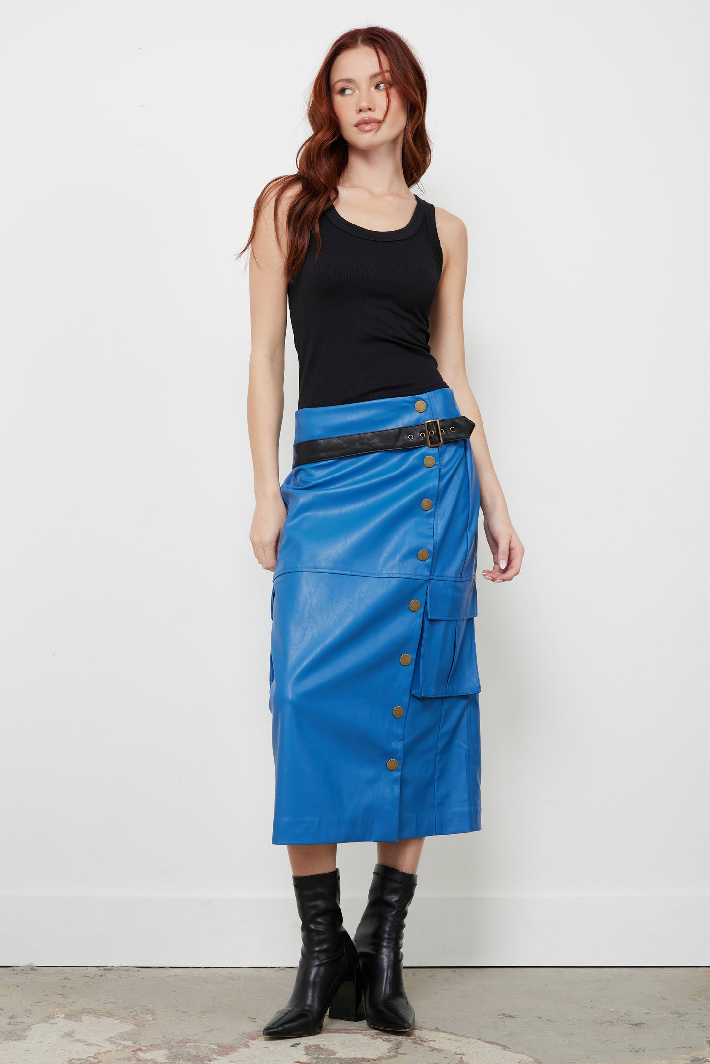 Olive Oyl Royal Blue Skirt