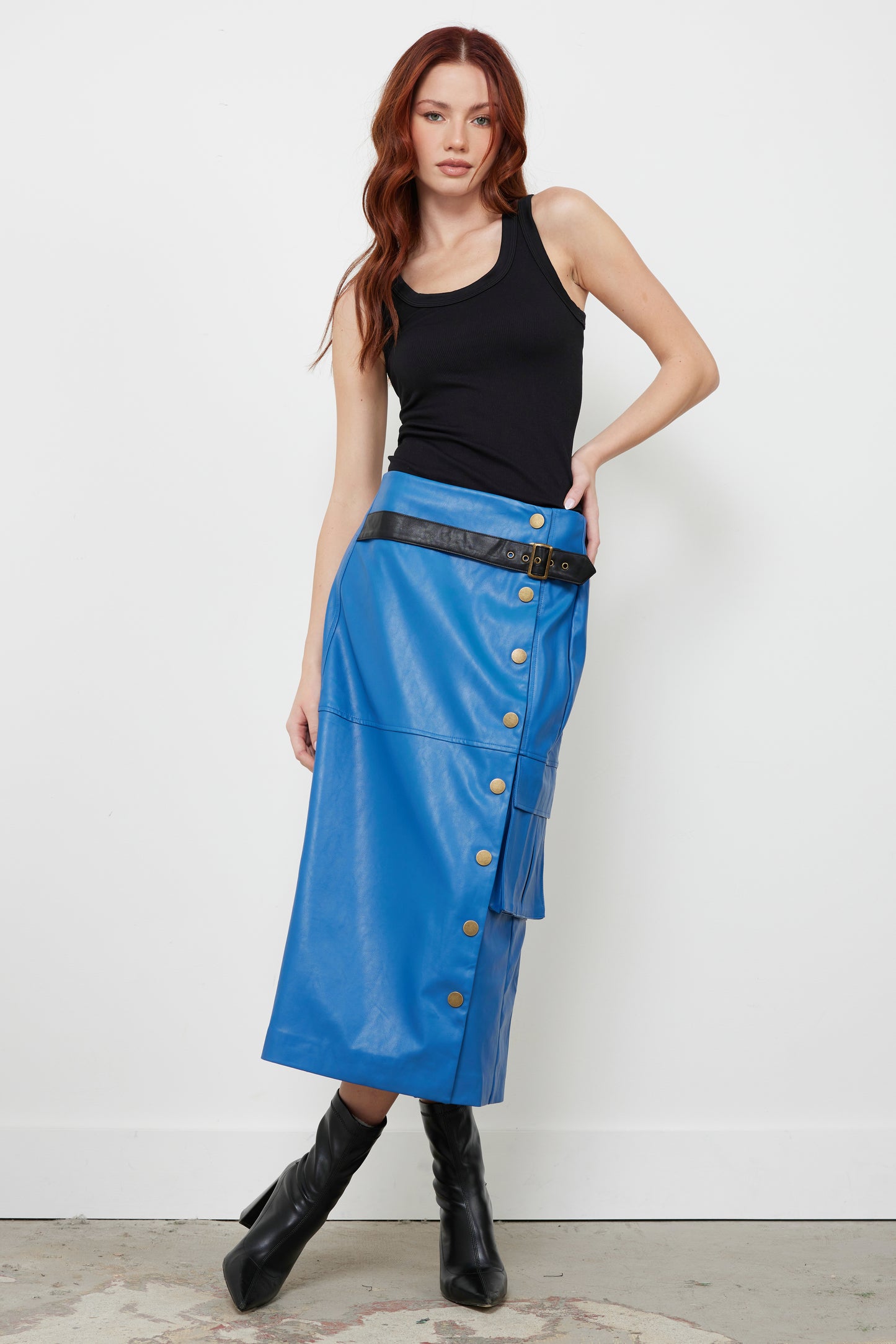Olive Oyl Royal Blue Skirt