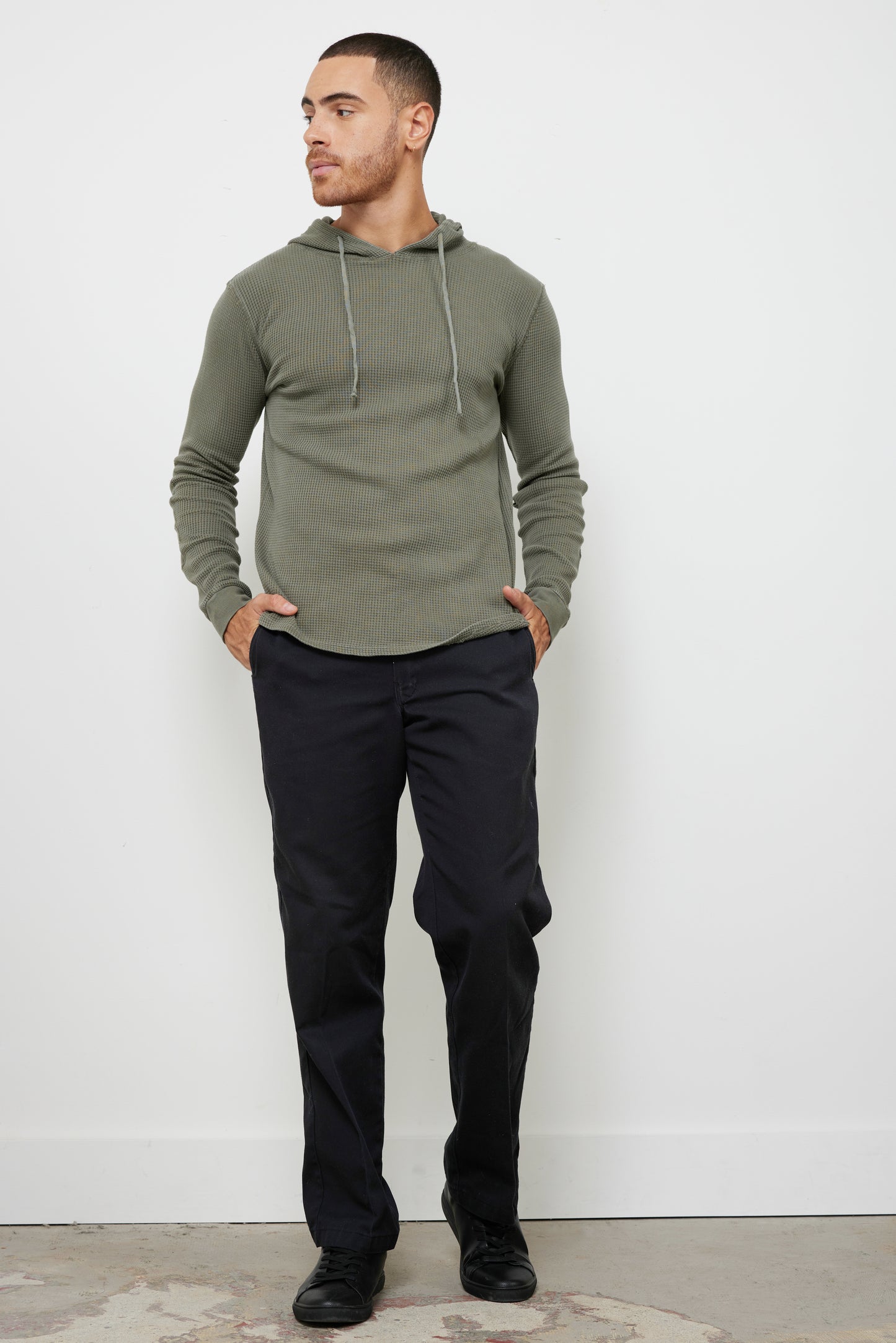 Wyatt Men’s Dark Olive Hoodie