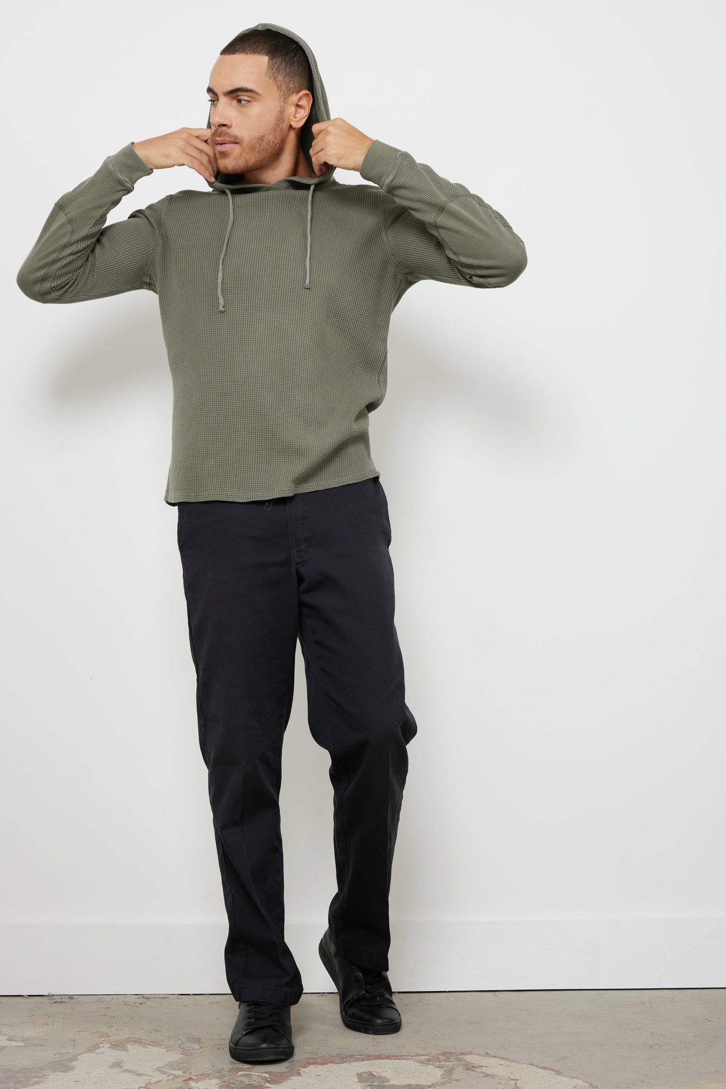 Wyatt Men’s Dark Olive Hoodie