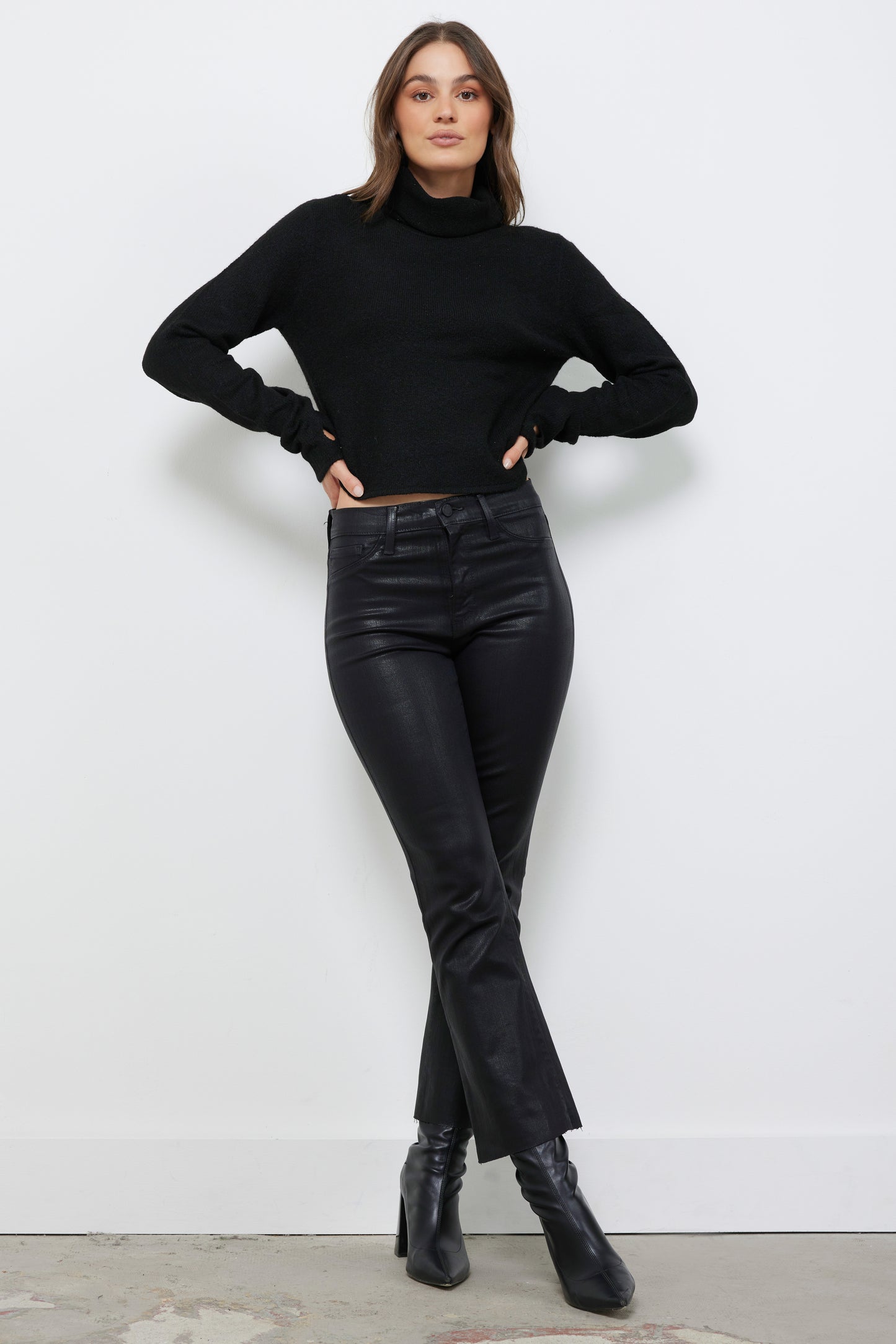Girls Day Out Black Knit Top